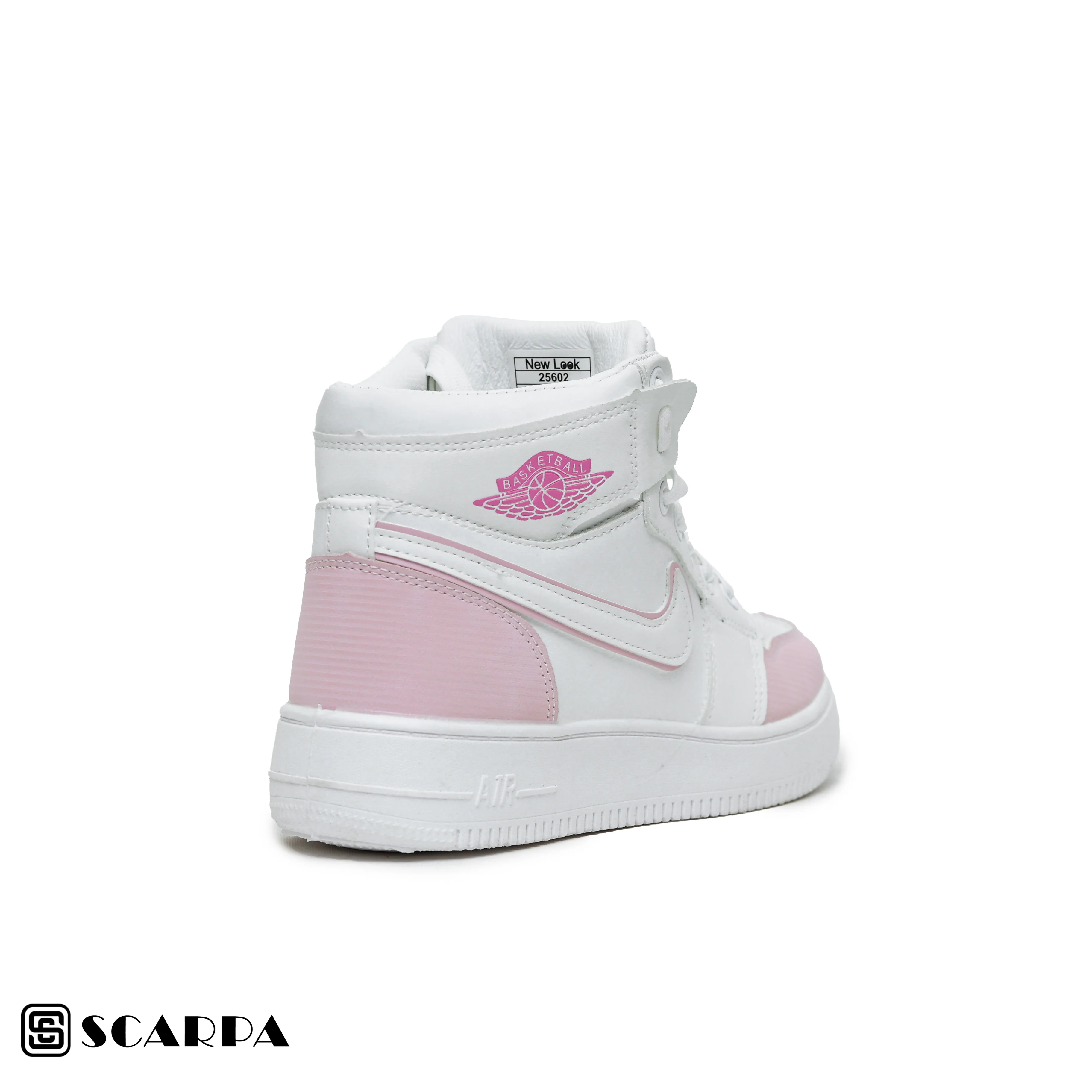 New comfartable Fashion Sneakers with WHITE&ROSE Color ,Scarpa Model Z602 - Image 4
