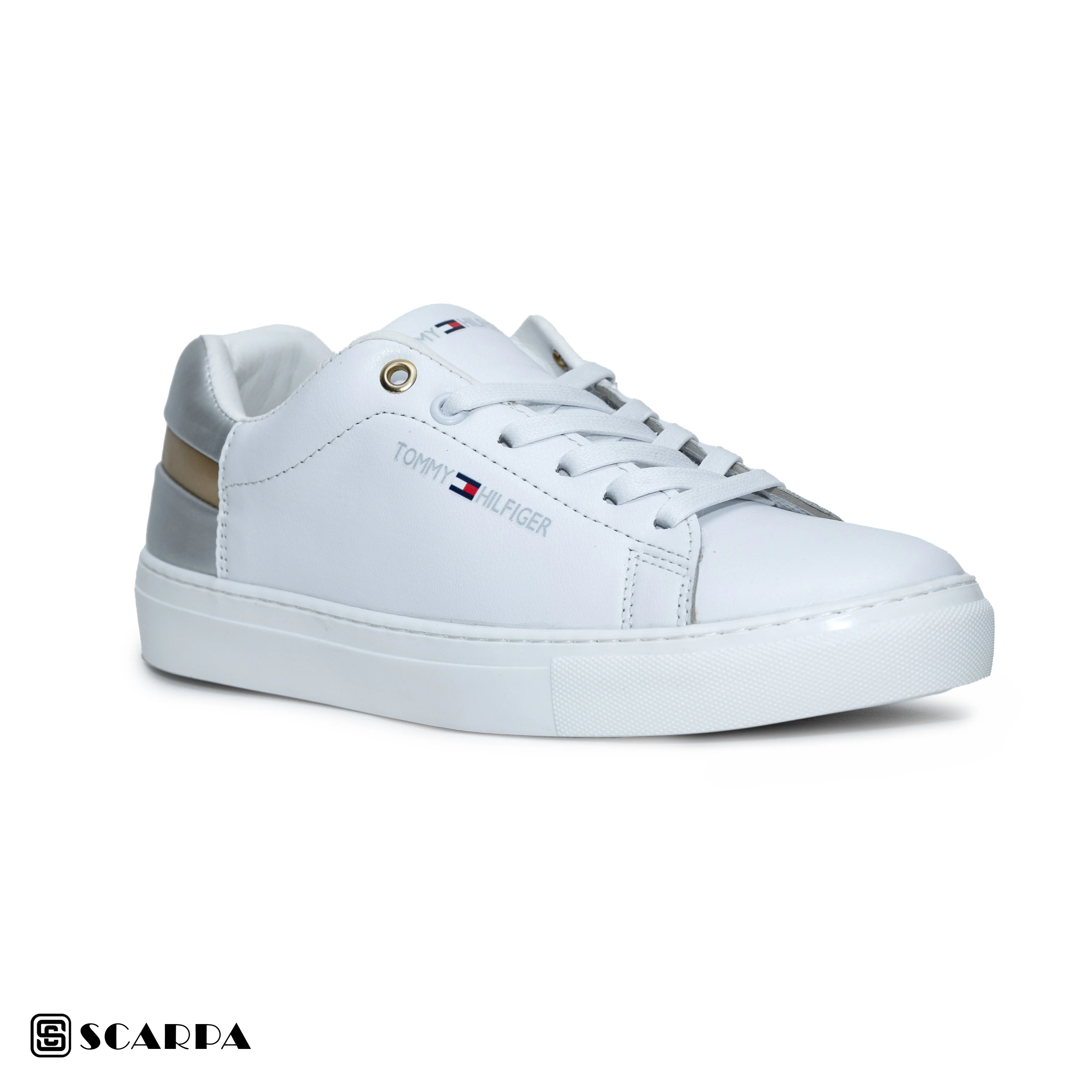 New comfartable Fashion Sneakers with WHITE&SILVER Color ,Scarpa Model G514