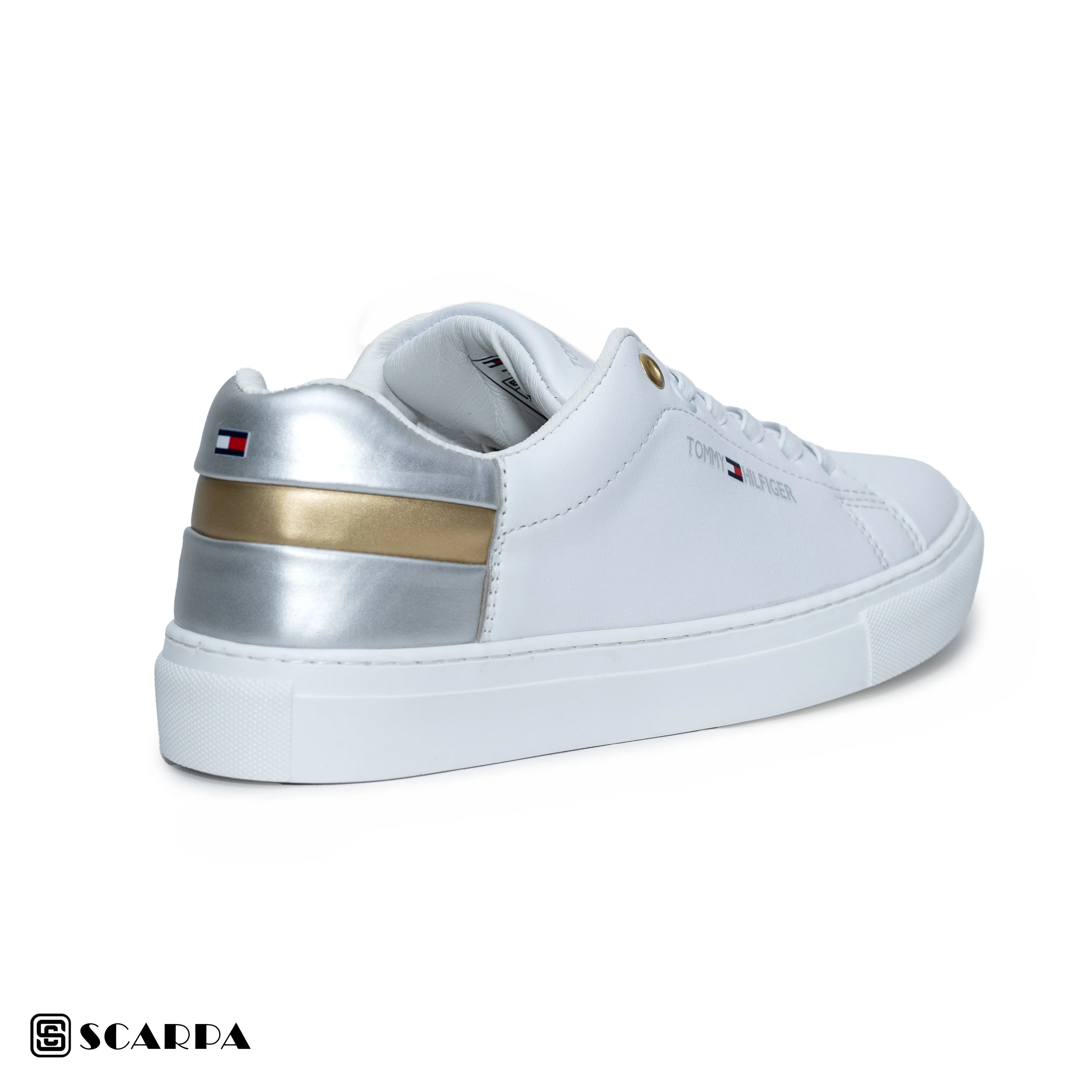 New comfartable Fashion Sneakers with WHITE&SILVER Color ,Scarpa Model G514 - Image 4