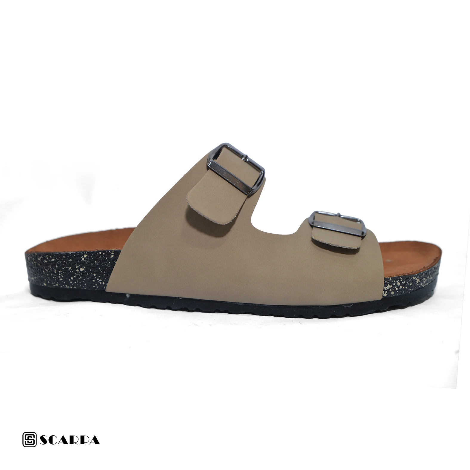 New comfartable Men's Fashion Clog- BEIGE Color Model V 994 - Image 2