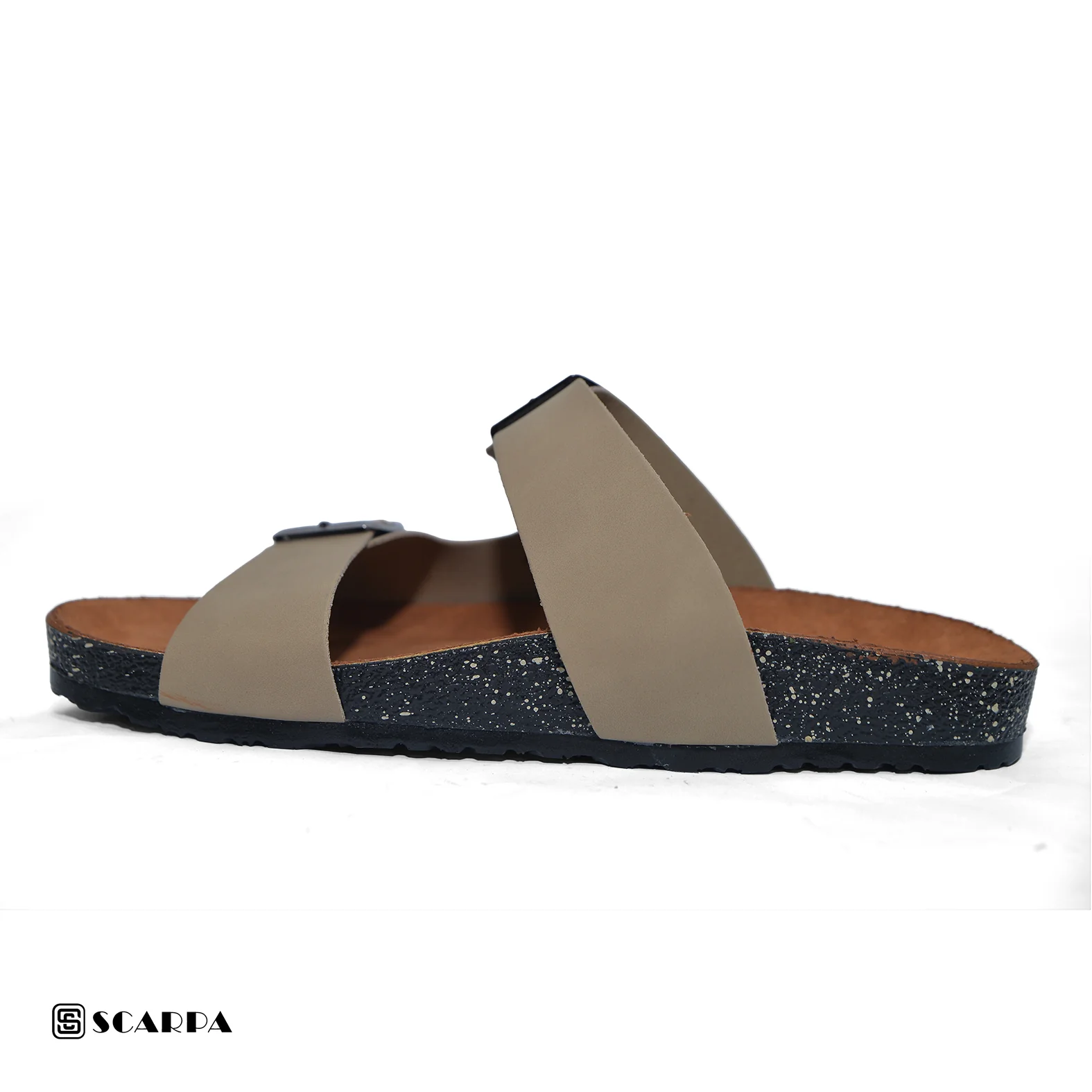 New comfartable Men's Fashion Clog- BEIGE Color Model V 994 - Image 3