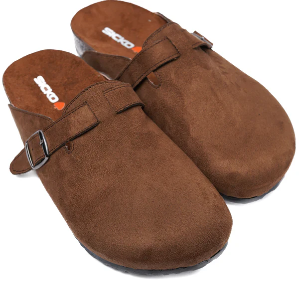 New comfartable Men's Fashion Clog- COFFE Color Model V Clog - Image 4