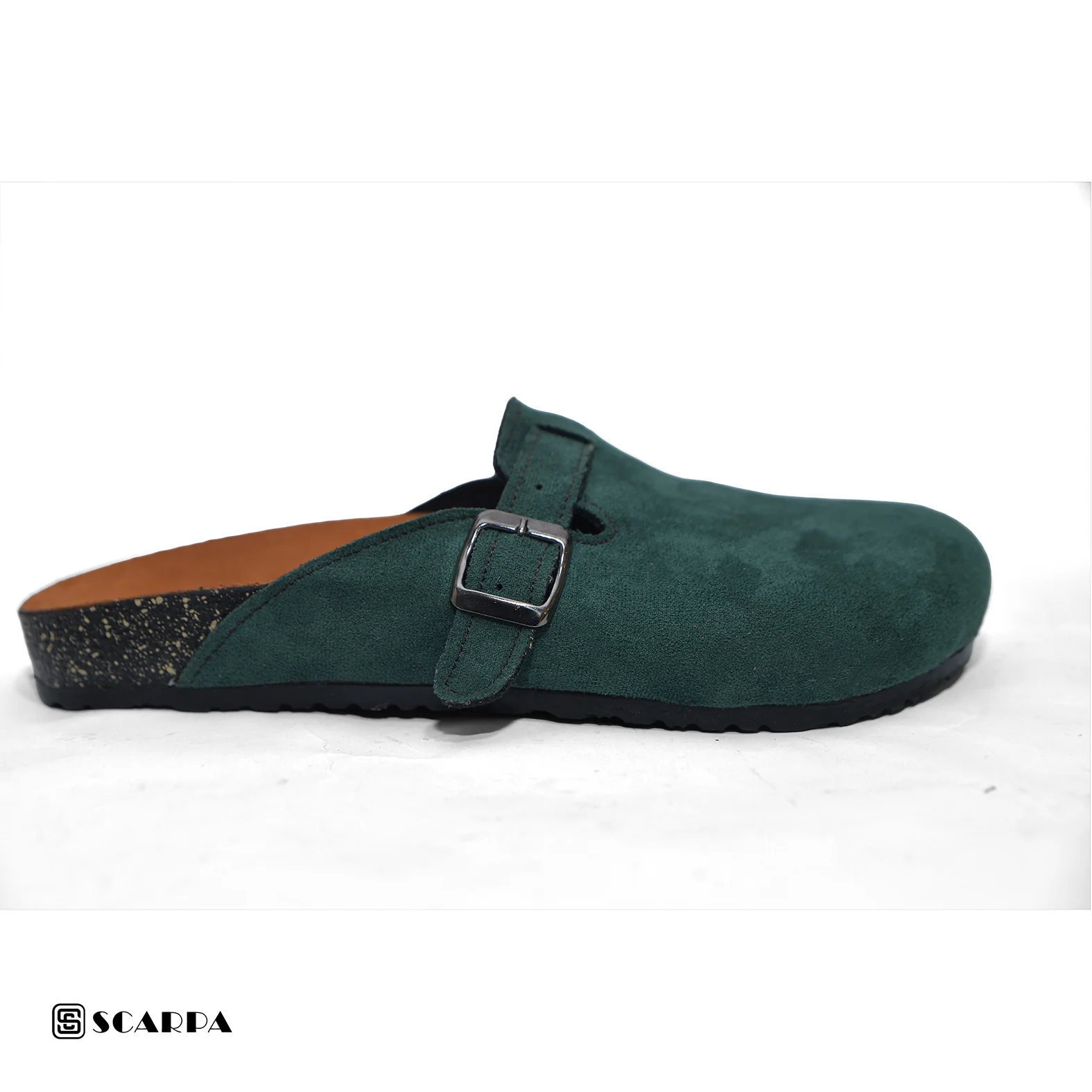 New comfartable Men's Fashion Clog- olive Color Model V Clog - Image 2