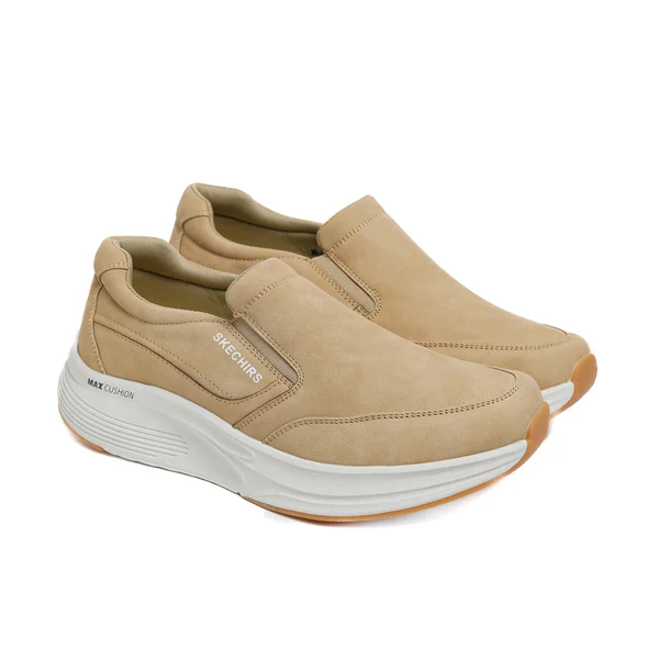 New comfartable Men's Skechers with BEIGE Color ,Model VL51 - Image 5