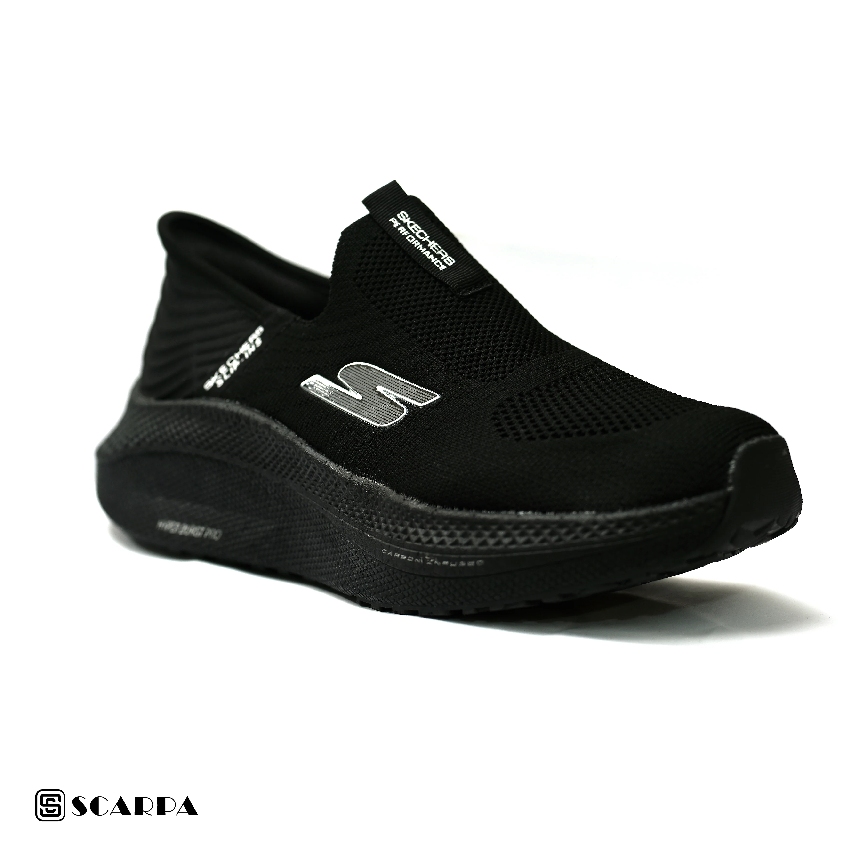 New comfartable Men's Skechers with BLACK Color ,Model SC SLIP 3