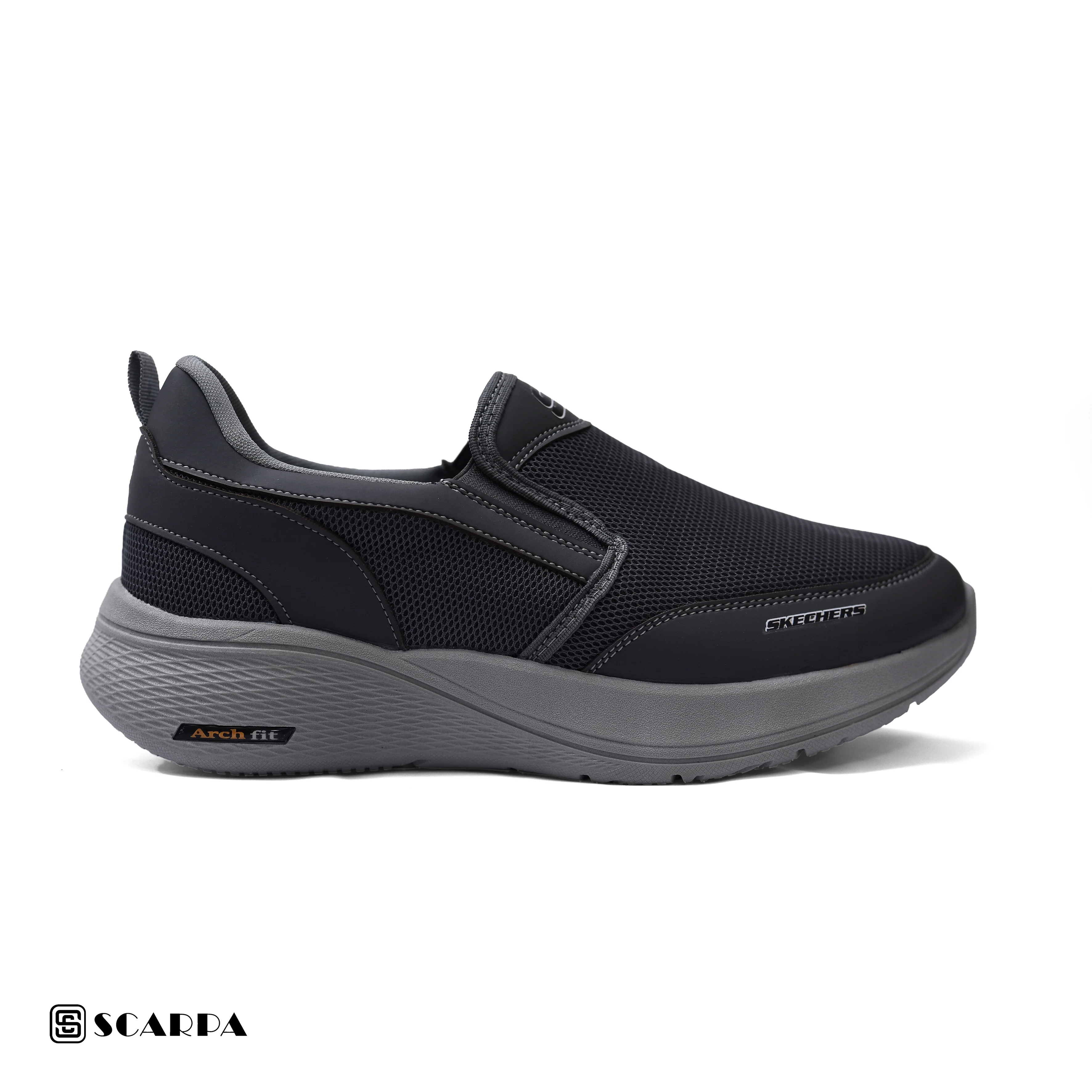 New comfartable Men's Skechers with GRAY Color ,Model SC S100 - Image 2