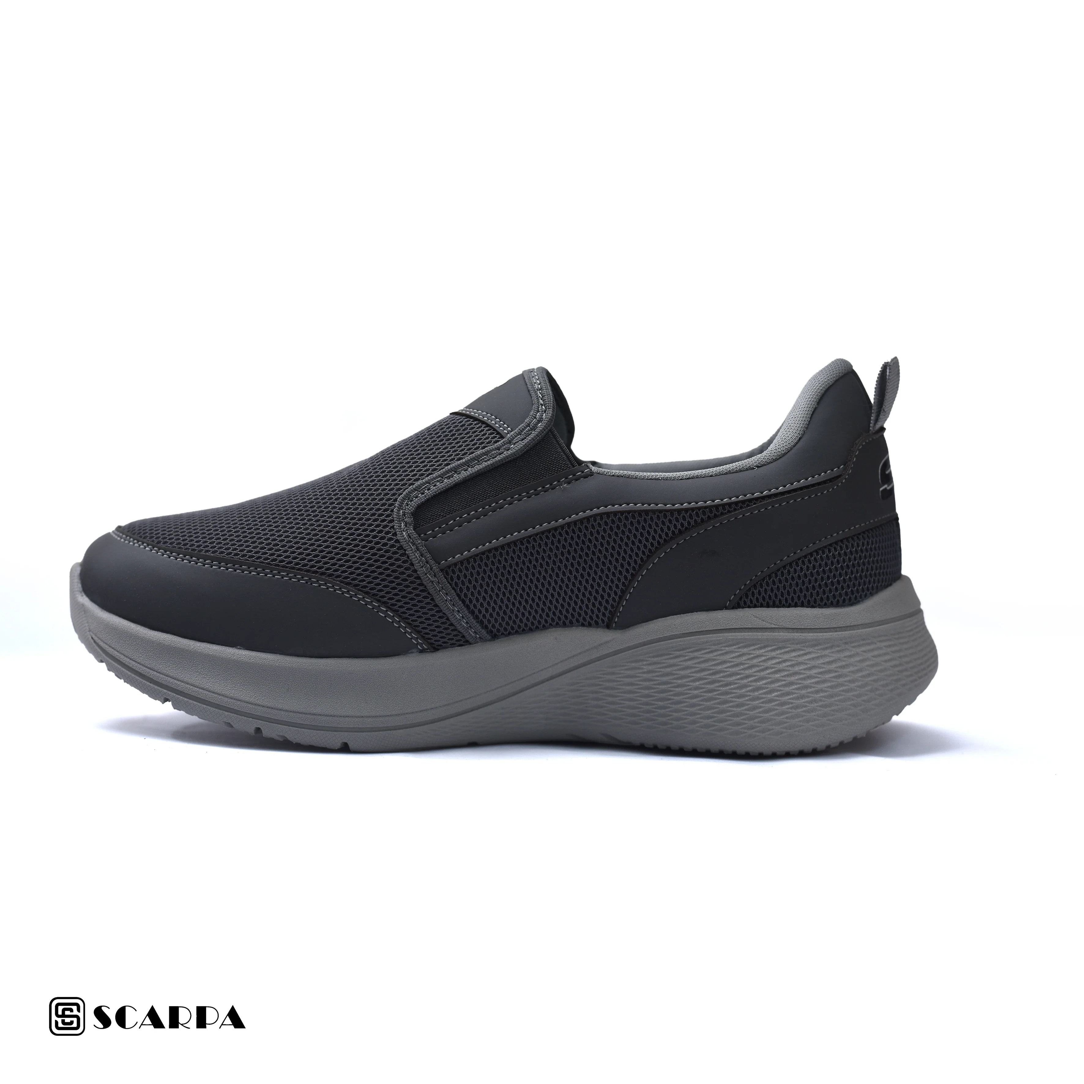 New comfartable Men's Skechers with GRAY Color ,Model SC S100 - Image 3