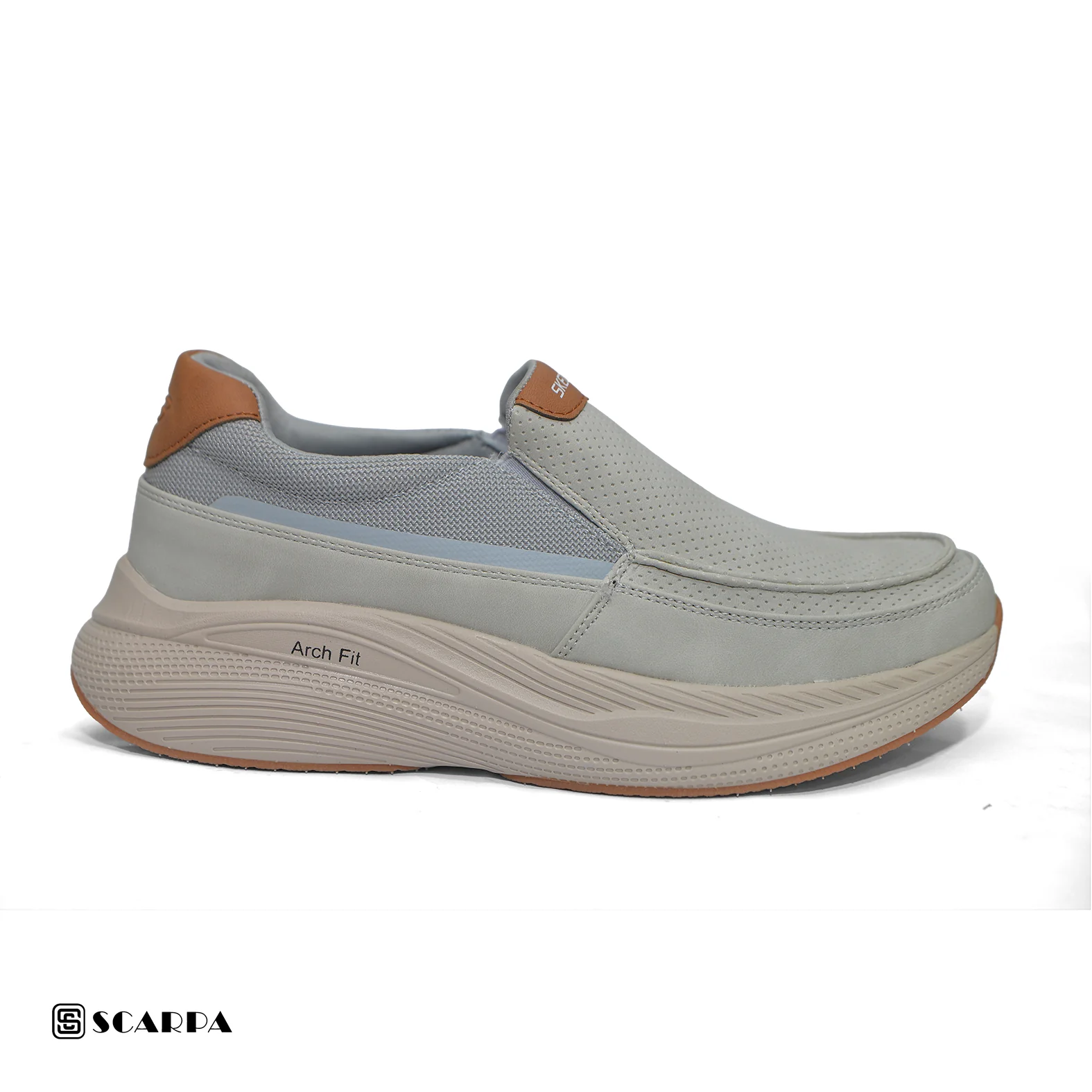 New comfartable Men's Skechers with L.GRAY Color ,Model E3 - Image 2