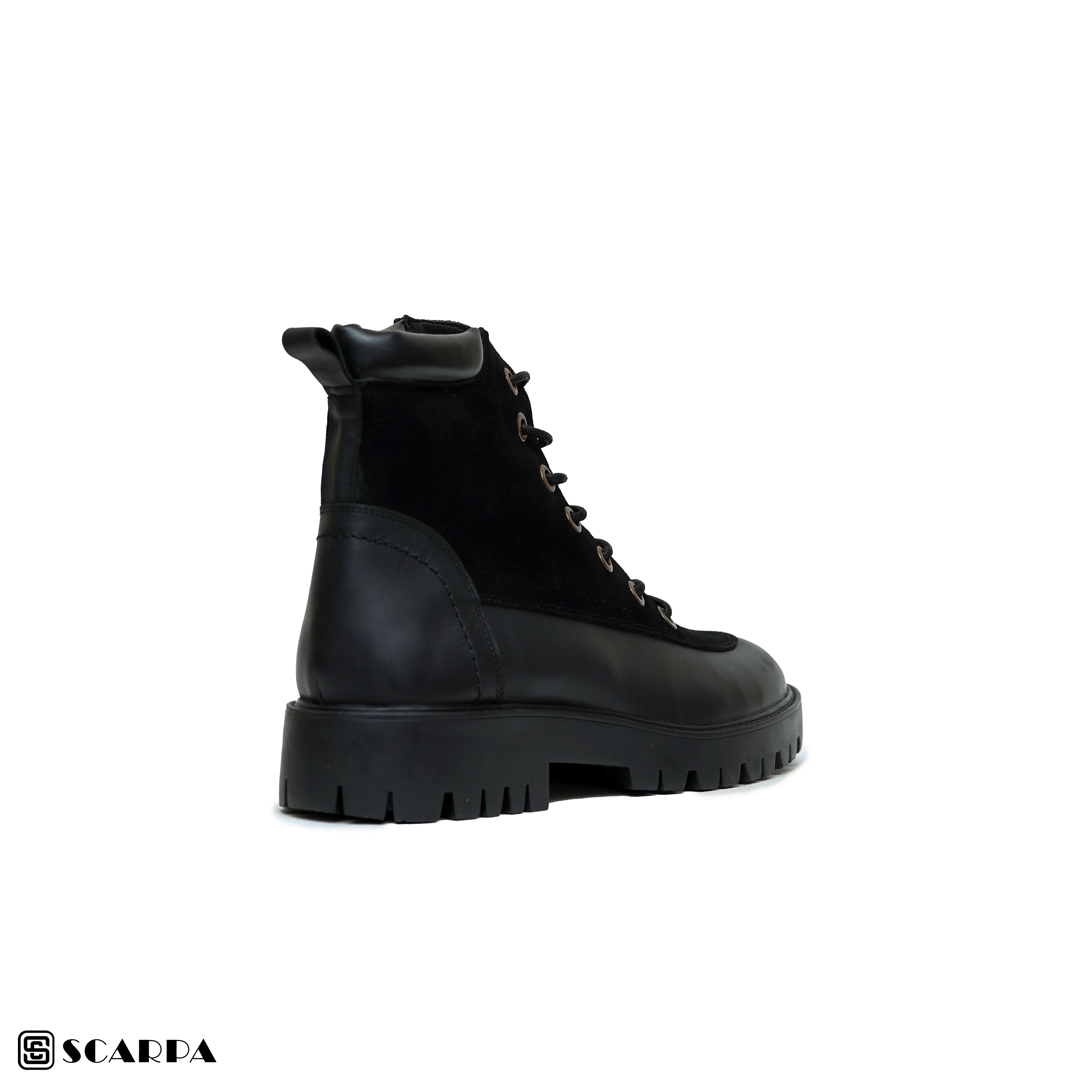 New comfartable Scarpa Leather Boot with BLACK Color Model V R09 - Image 4