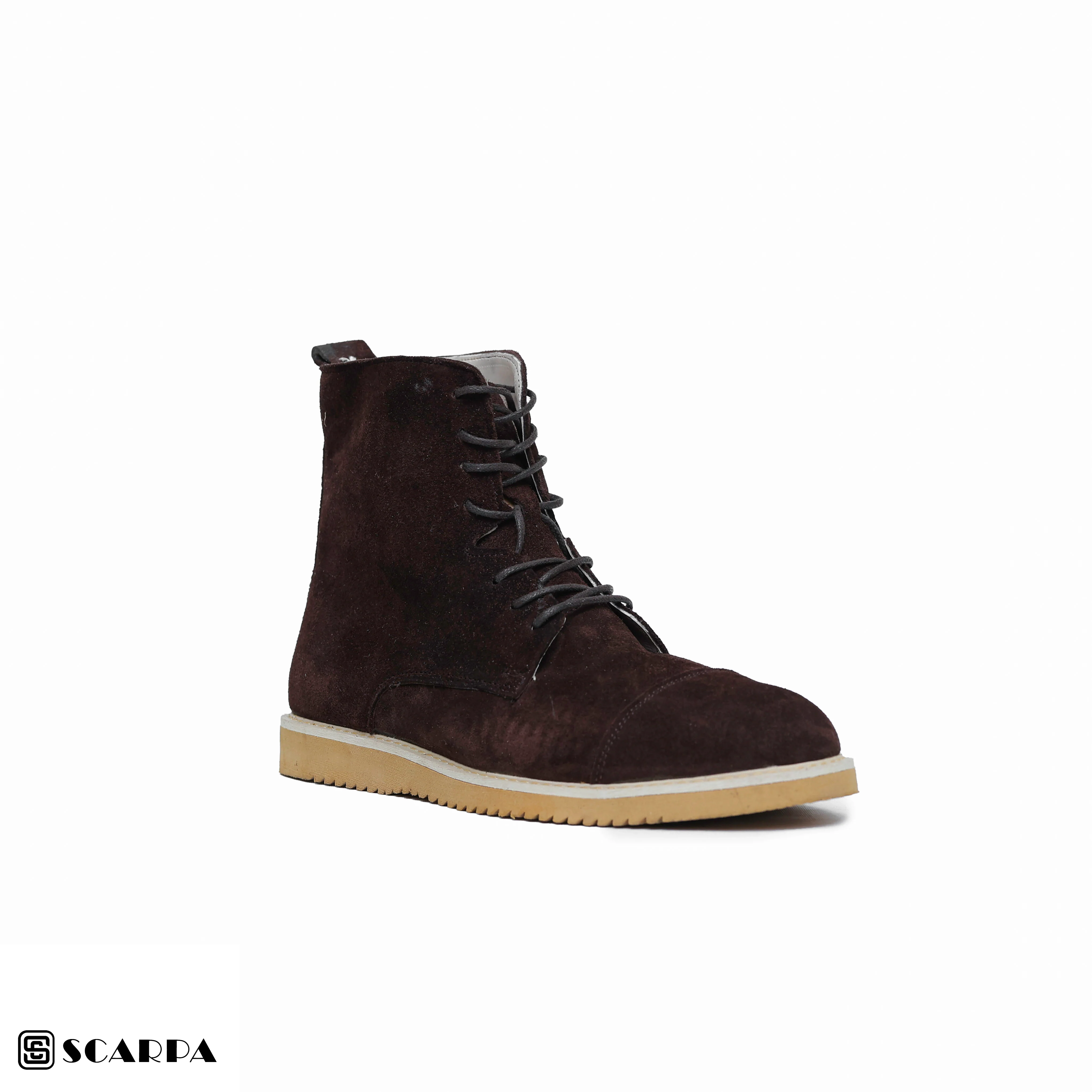 New comfartable Scarpa Leather Boot with BROWEN Color Model V L2