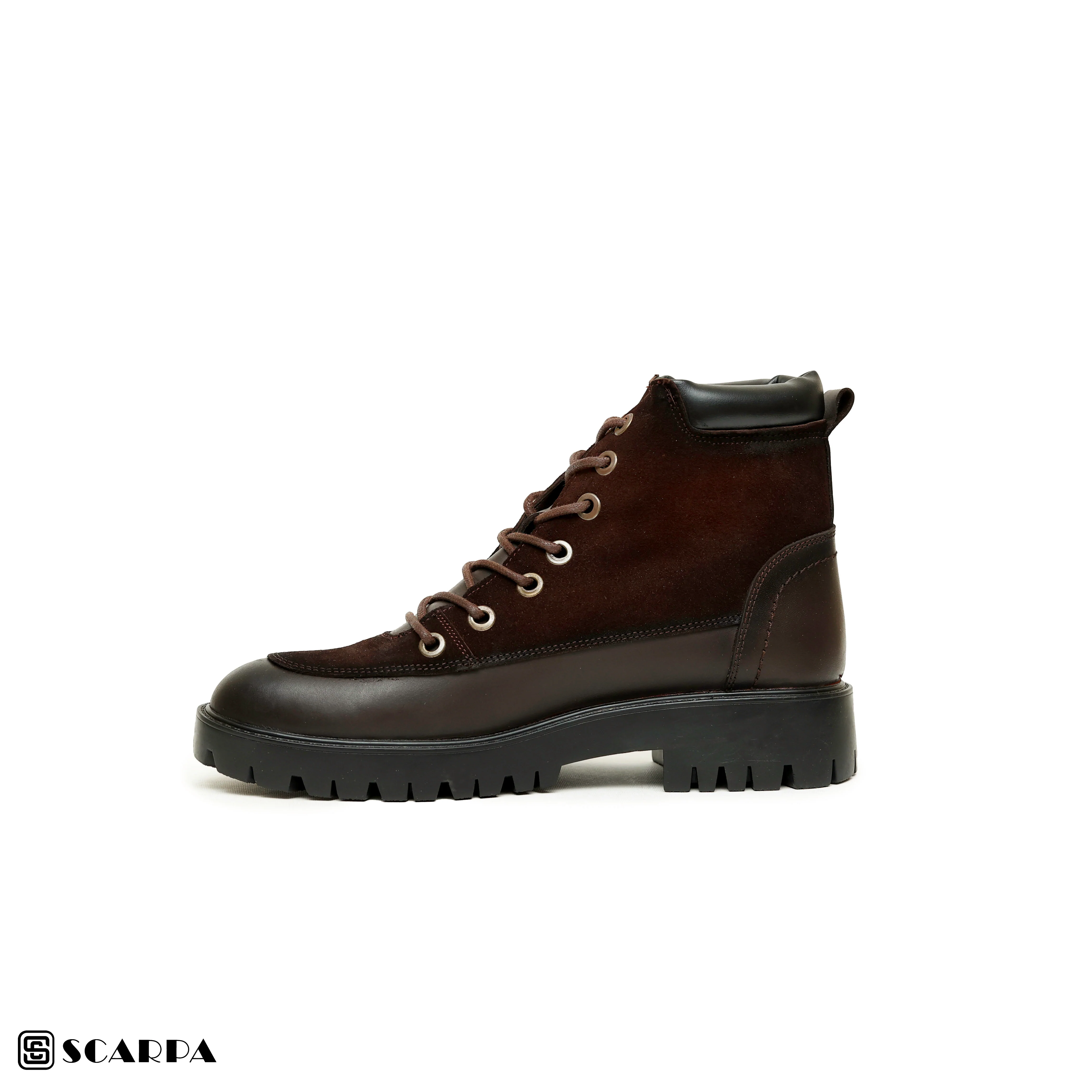 New comfartable Scarpa Leather Boot with BROWEN Color Model V R09 - Image 2