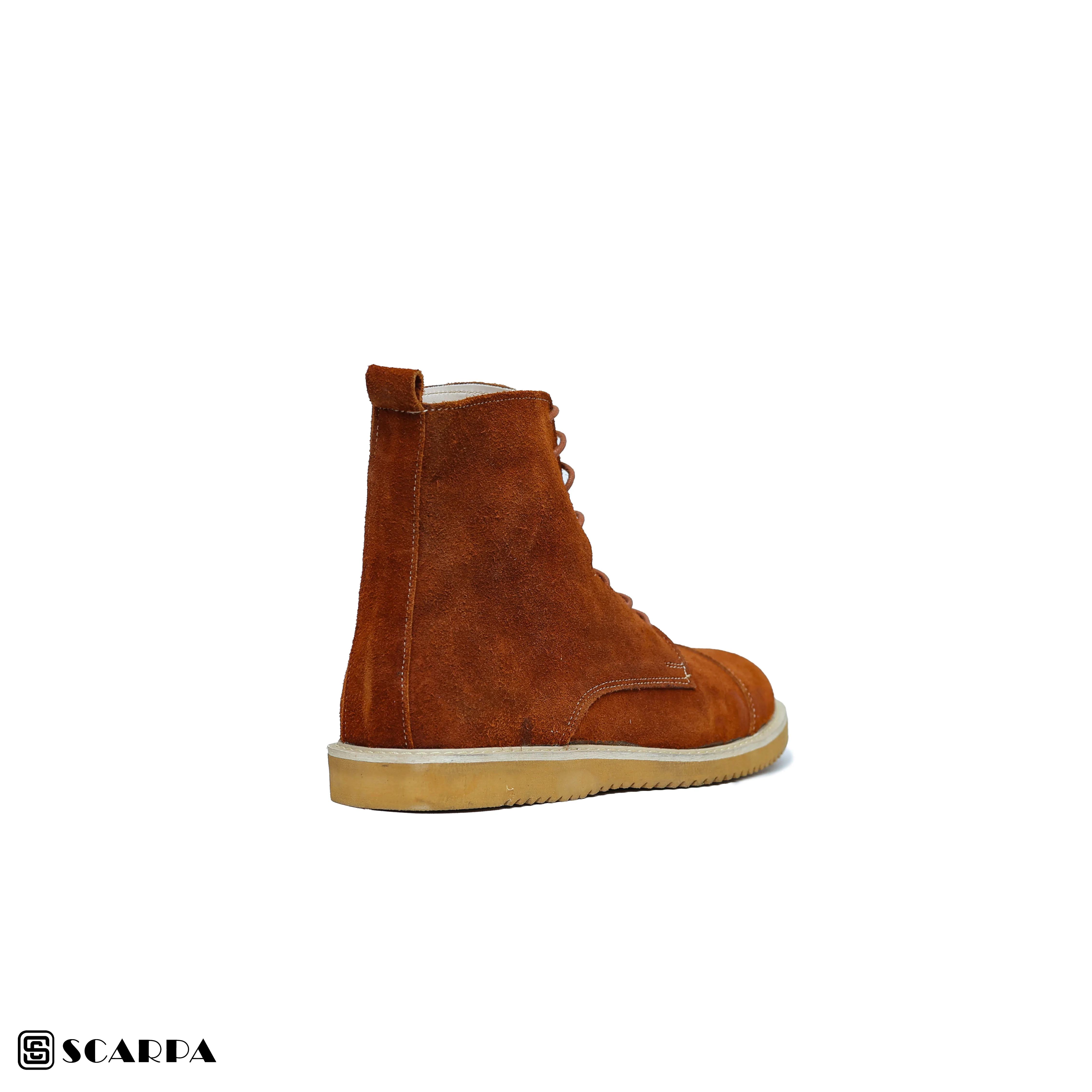 New comfartable Scarpa Leather Boot with   HAVAN Color  Model V L2 - Image 4
