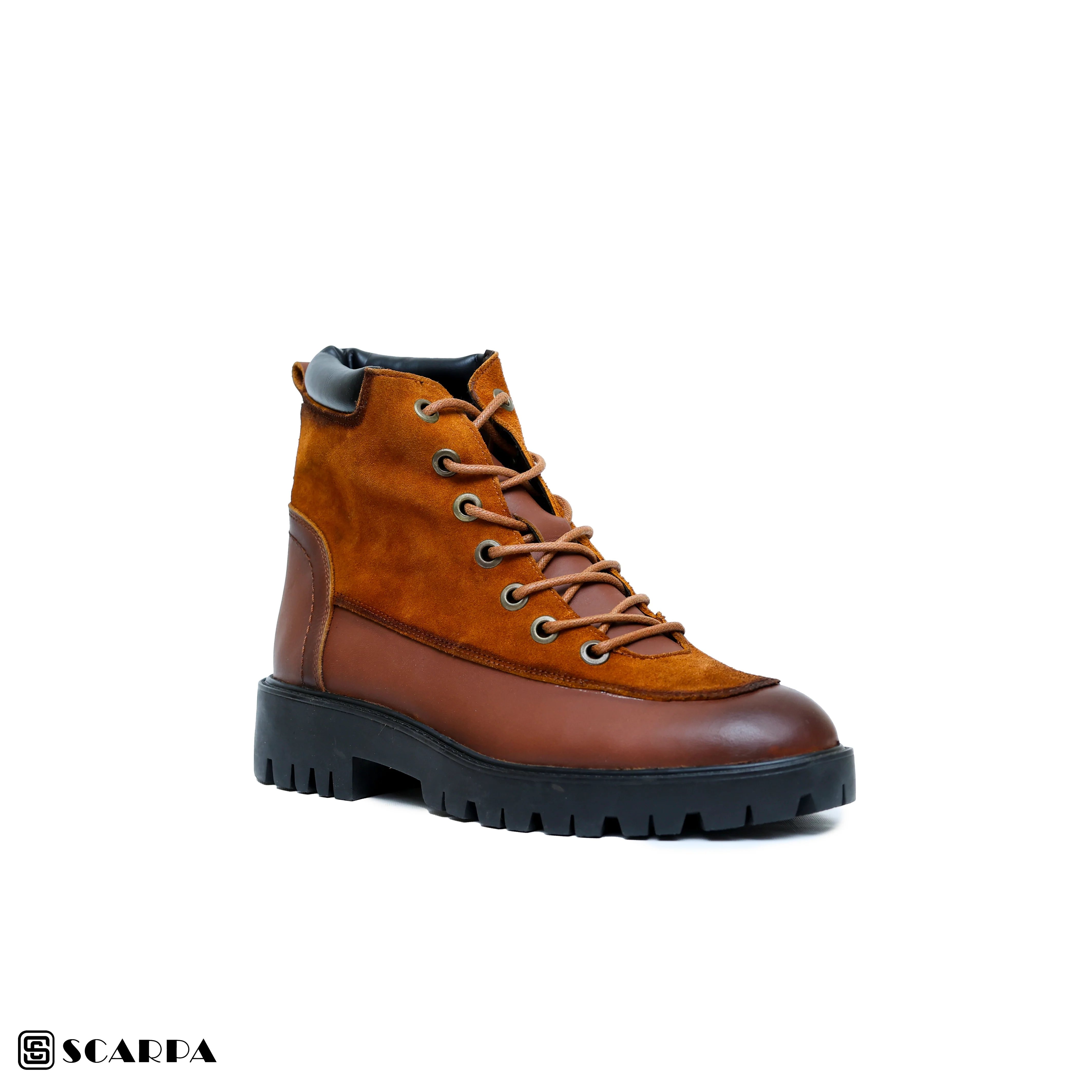 New comfartable Scarpa Leather Boot with HAVAN Color Model V R09