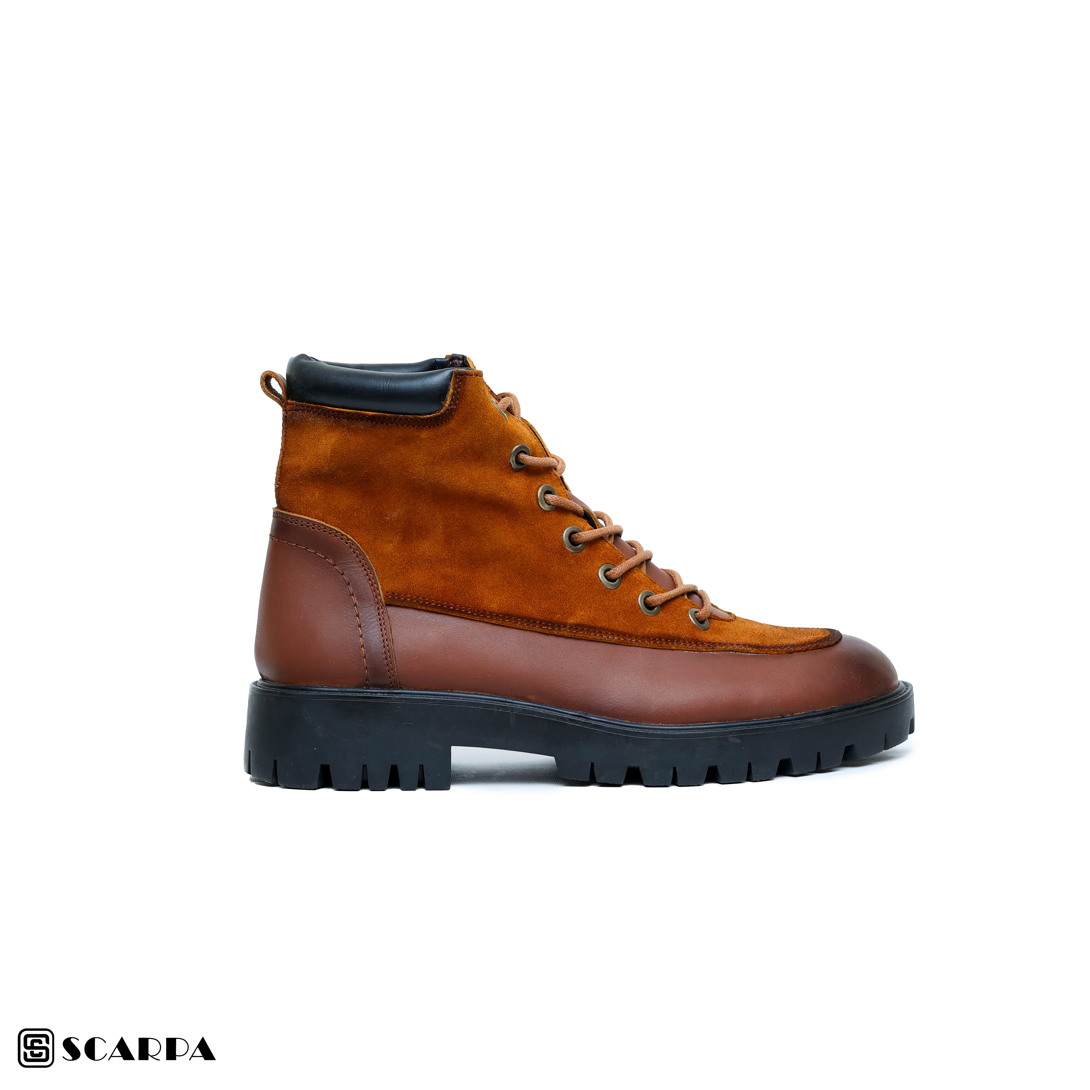 New comfartable Scarpa Leather Boot with HAVAN Color Model V R09 - Image 2