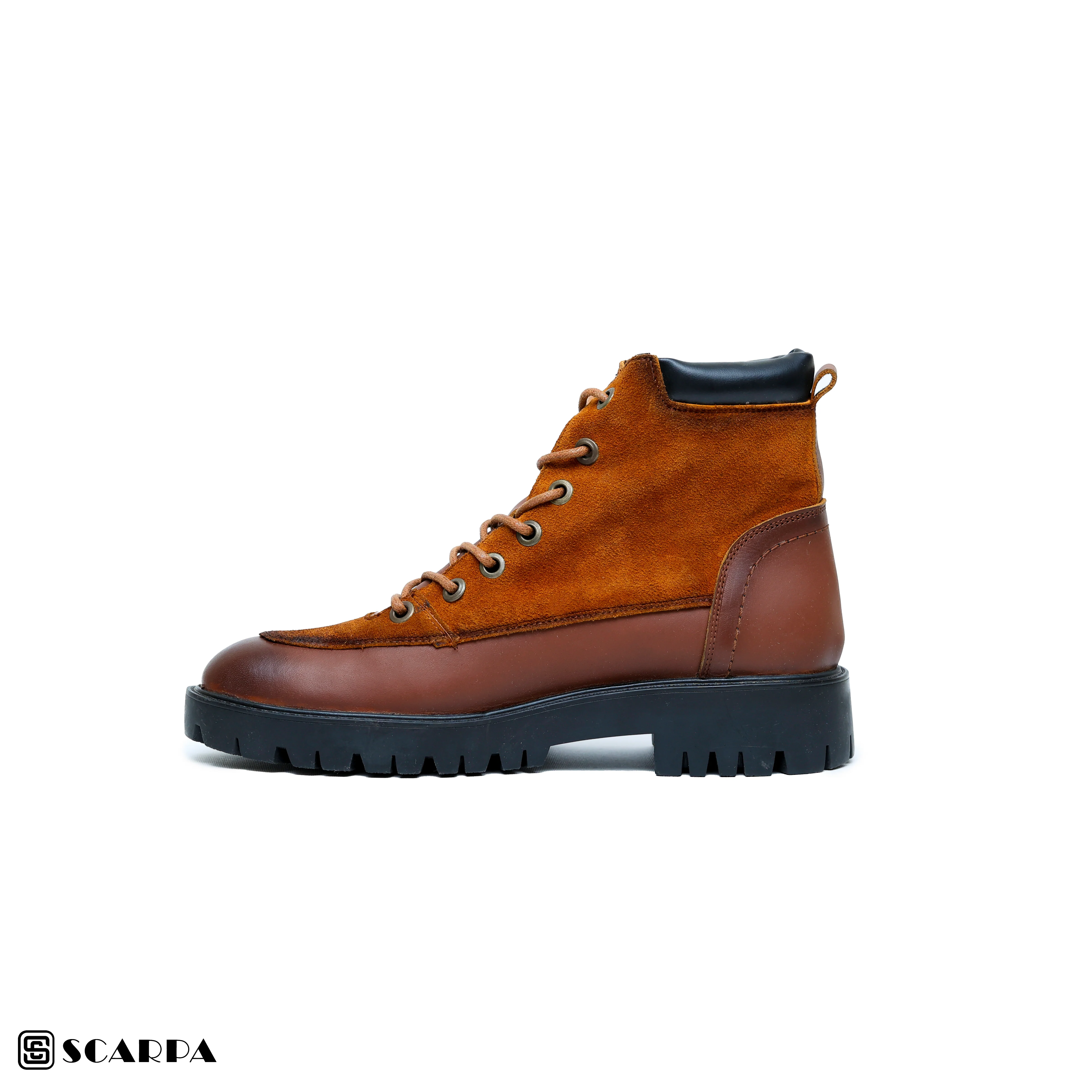 New comfartable Scarpa Leather Boot with HAVAN Color Model V R09 - Image 3