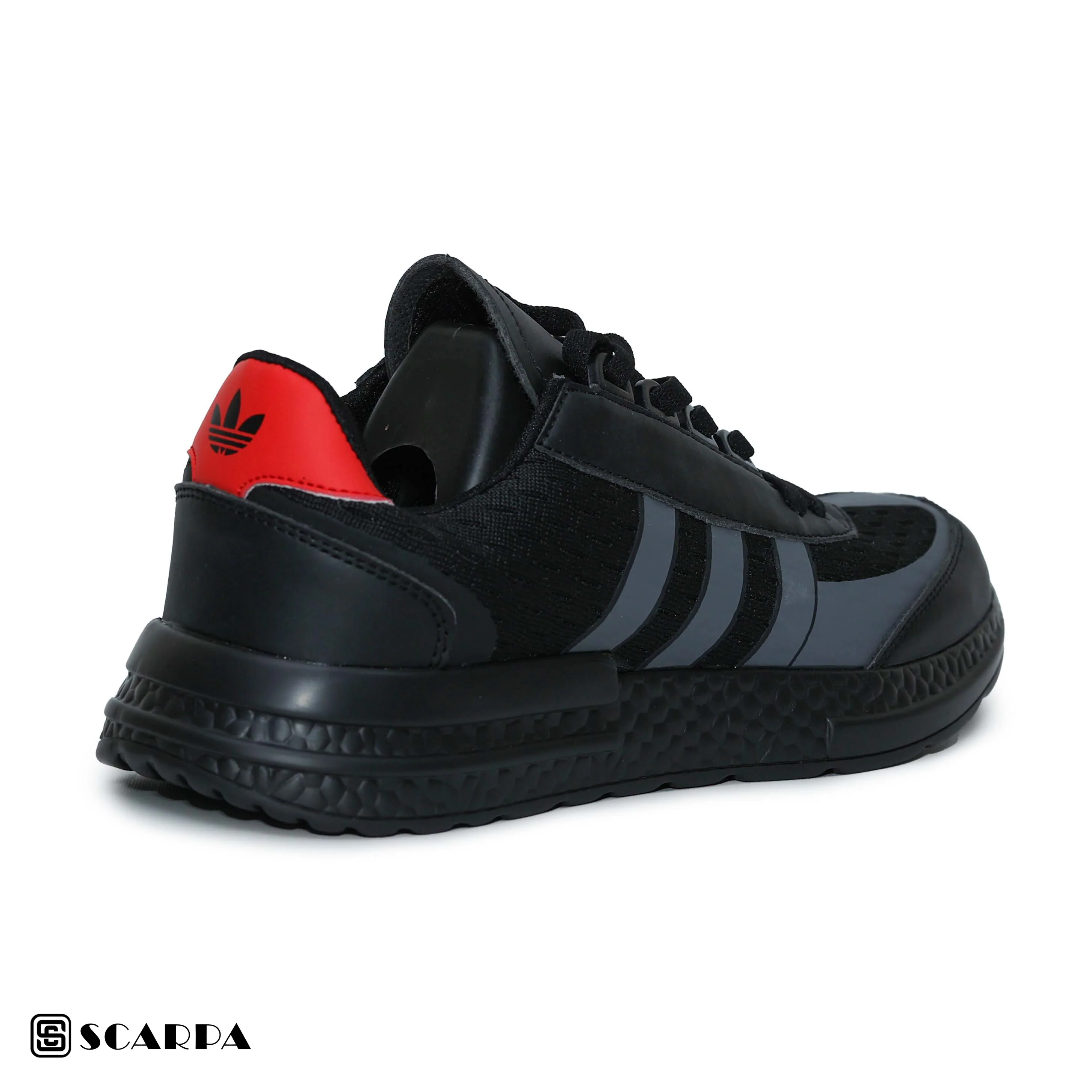 New comfortable Fashion Sneakers with BLACK Color ,Scarpa Model ADI ZX2 500 - Image 4