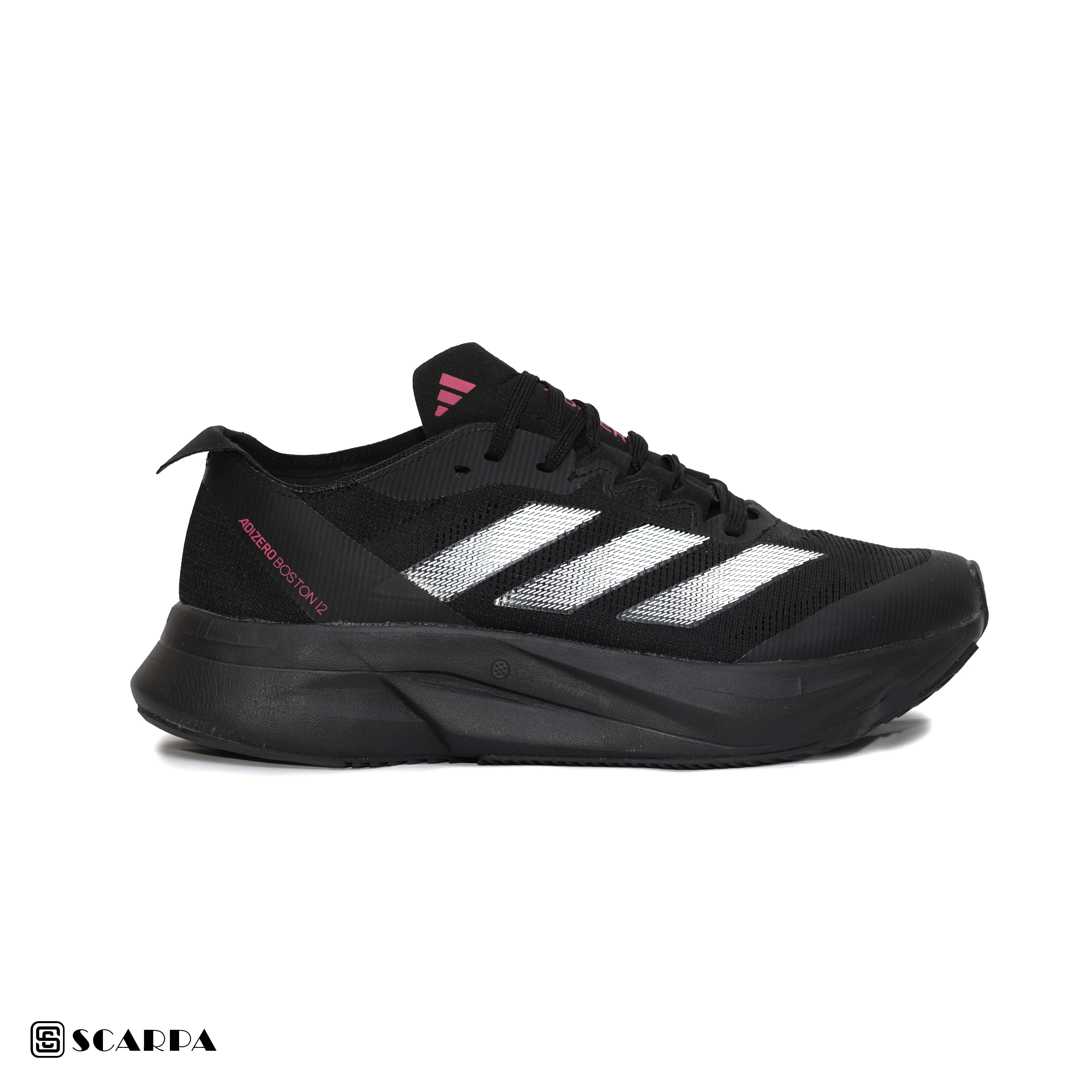 New comfortable Fashion Sneakers with BLACK Color ,Scarpa Model ADIZERO - Image 2