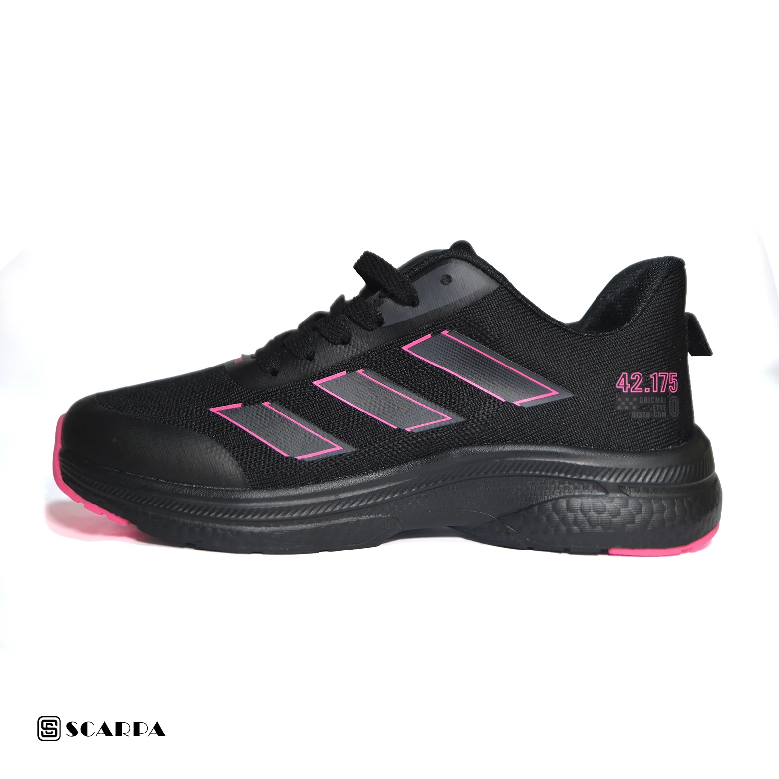 New comfortable Fashion Sneakers with BLACK&PINK Color ,Scarpa Model YZ037 - Image 3