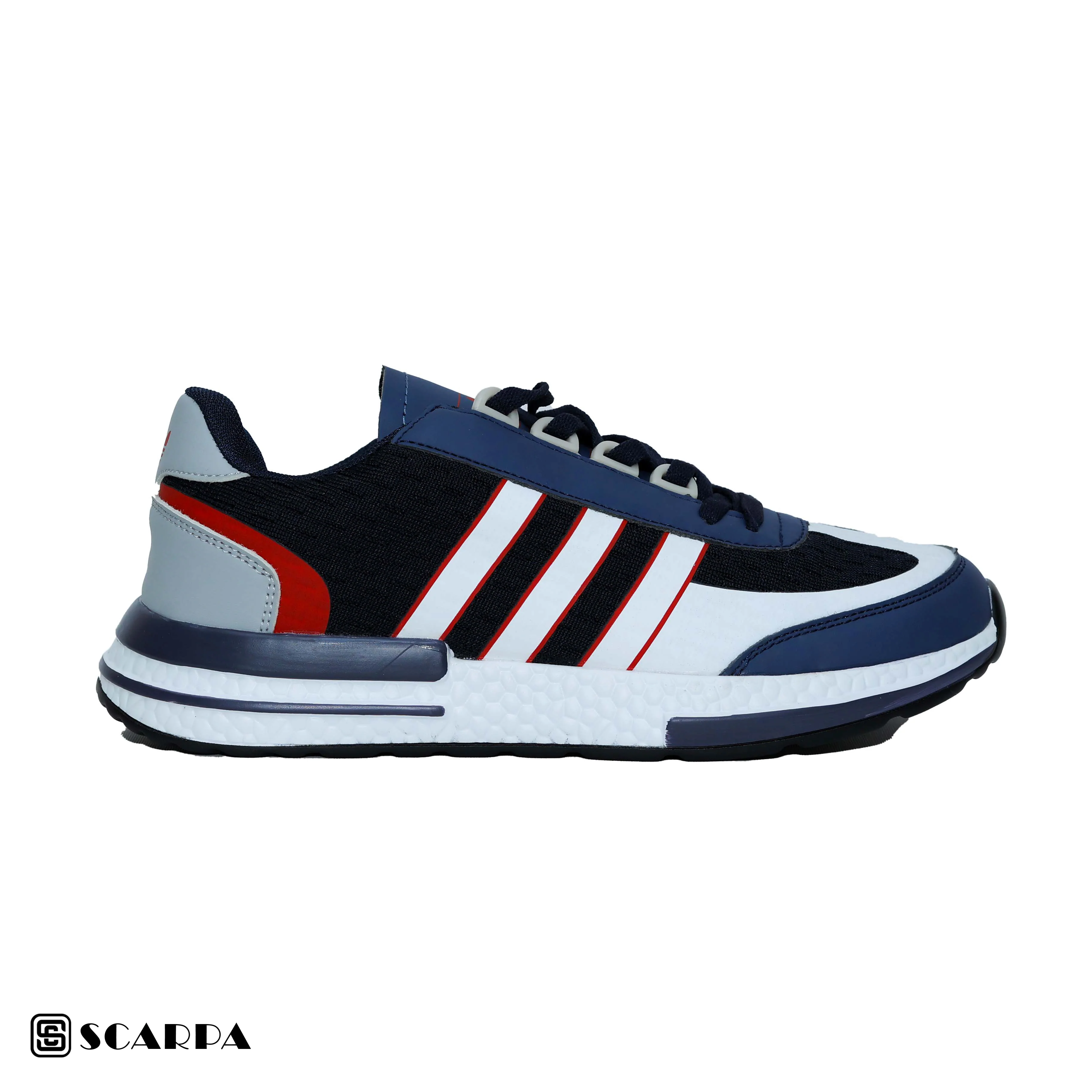 New comfortable Fashion Sneakers with BLUE Color ,Scarpa Model ADI ZX2 500 - Image 2