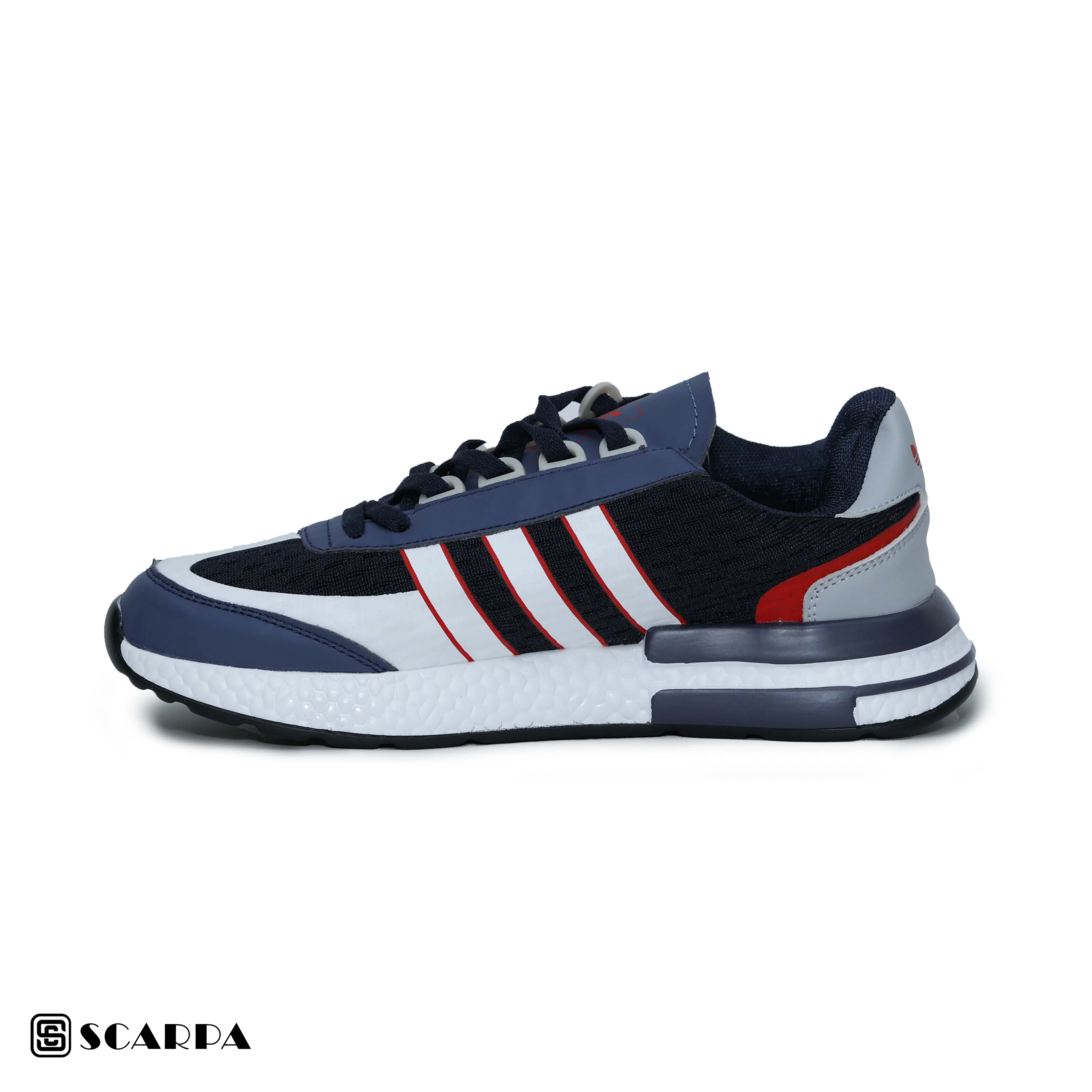 New comfortable Fashion Sneakers with BLUE Color ,Scarpa Model ADI ZX2 500 - Image 3
