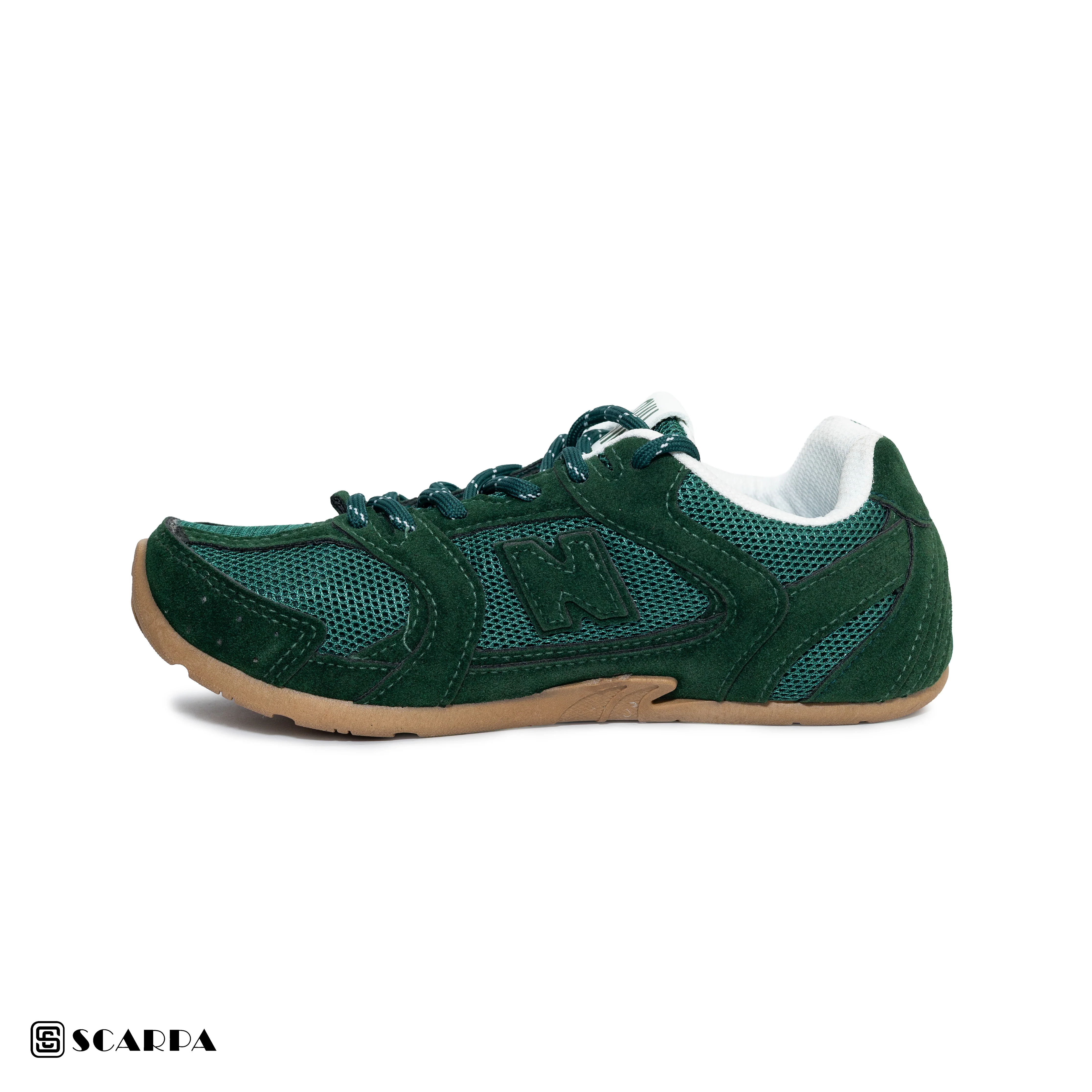 New comfortable Fashion Sneakers with GREEN Color ,Scarpa Model SH2 NB-201 - Image 3