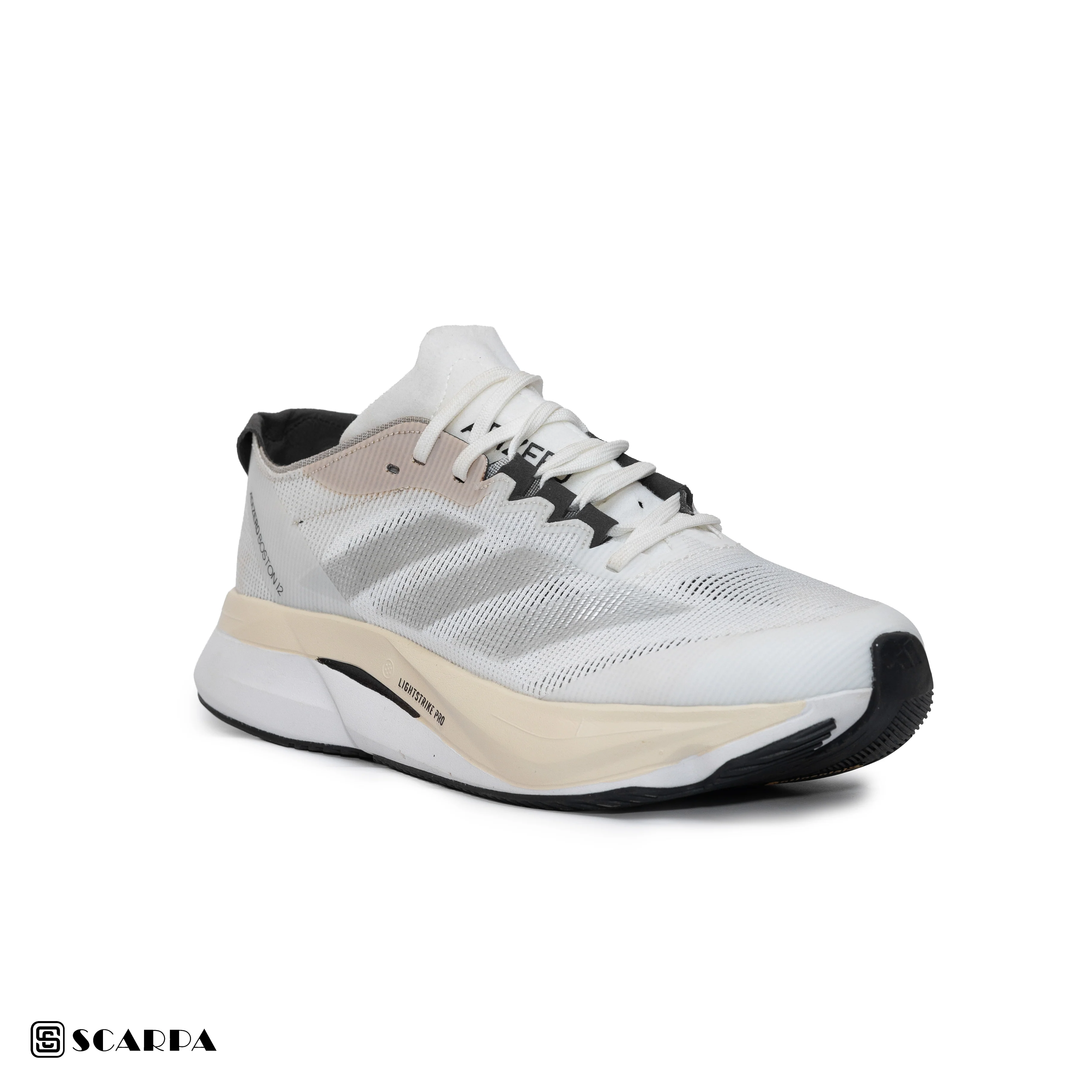 New comfortable Fashion Sneakers with WHITE Color ,Scarpa Model ADIZERO