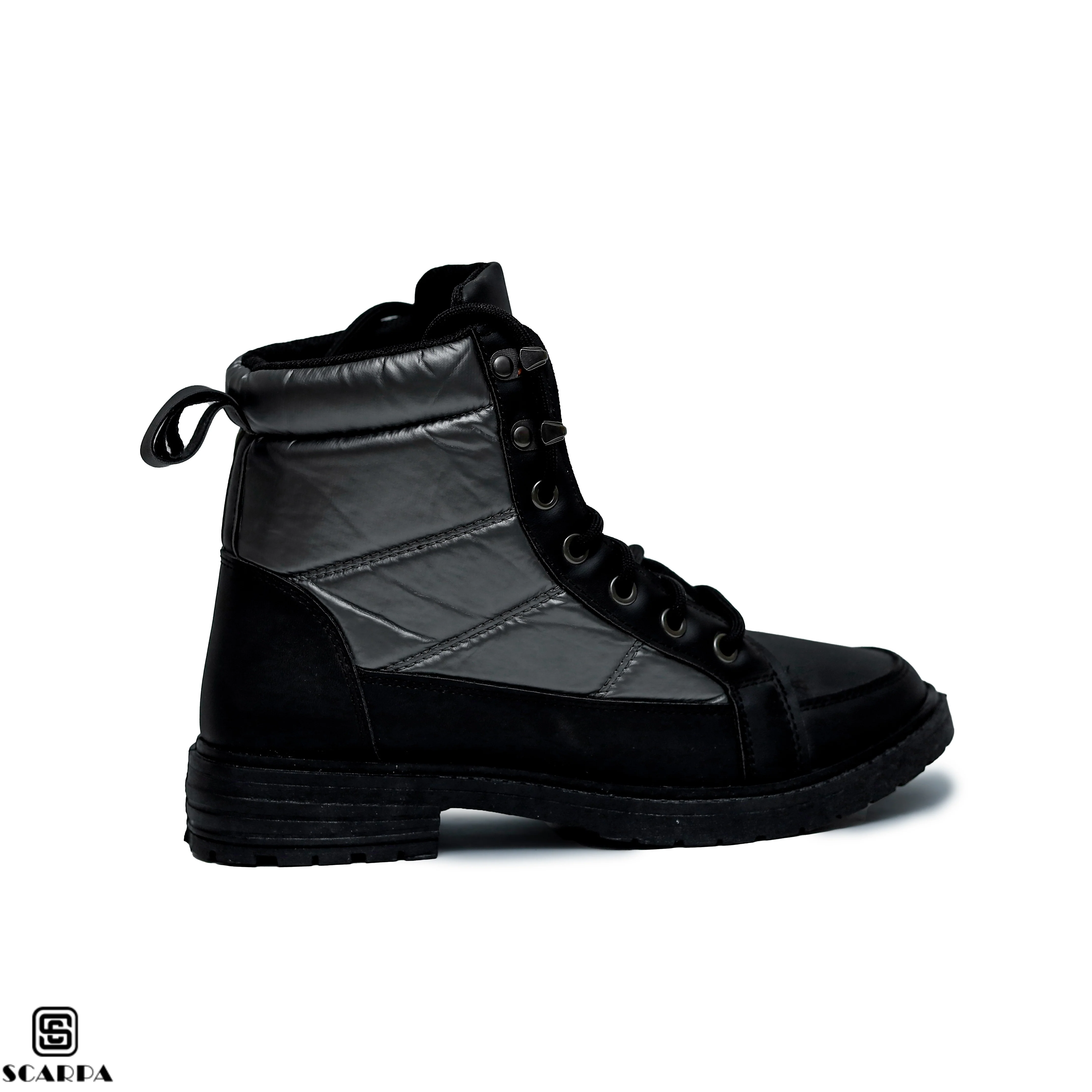 Scarpa Fashion Boot Model GR375-BLACK&SILVER - Image 2