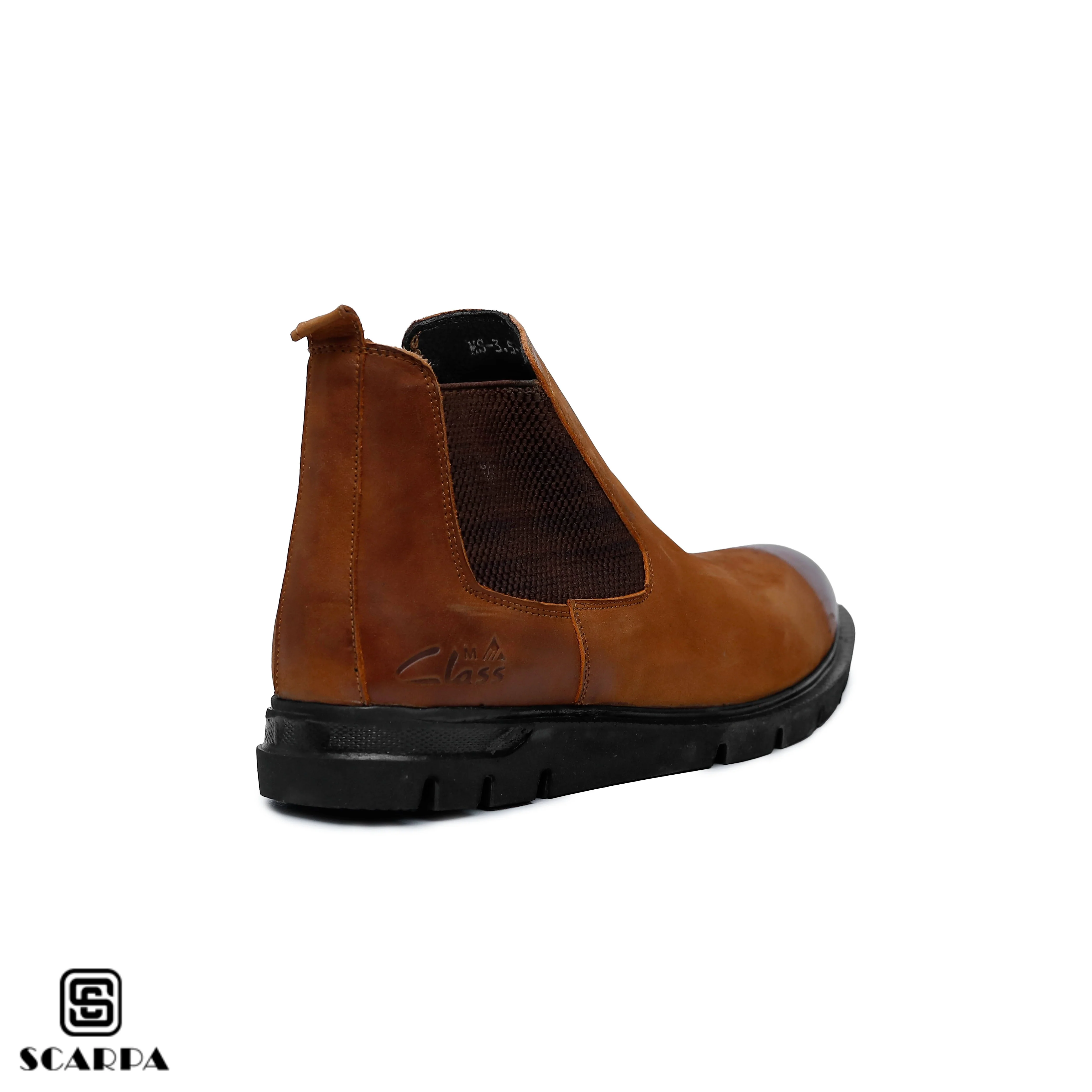 Scarpa Leather Boot with HAVAN Color  Model CL 506 - Image 4