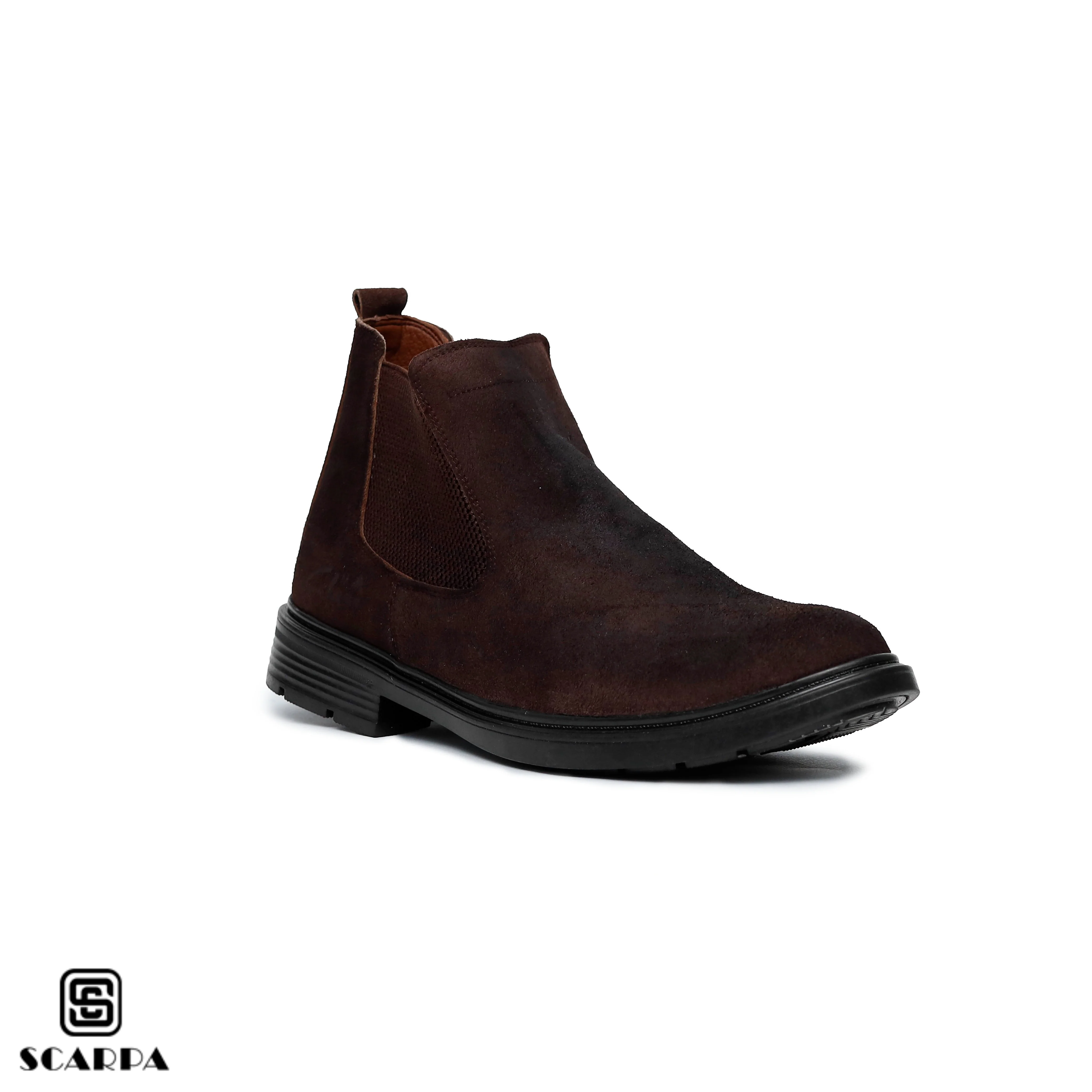 Scarpa Leather Boot with BROWEN Color Model CL 505
