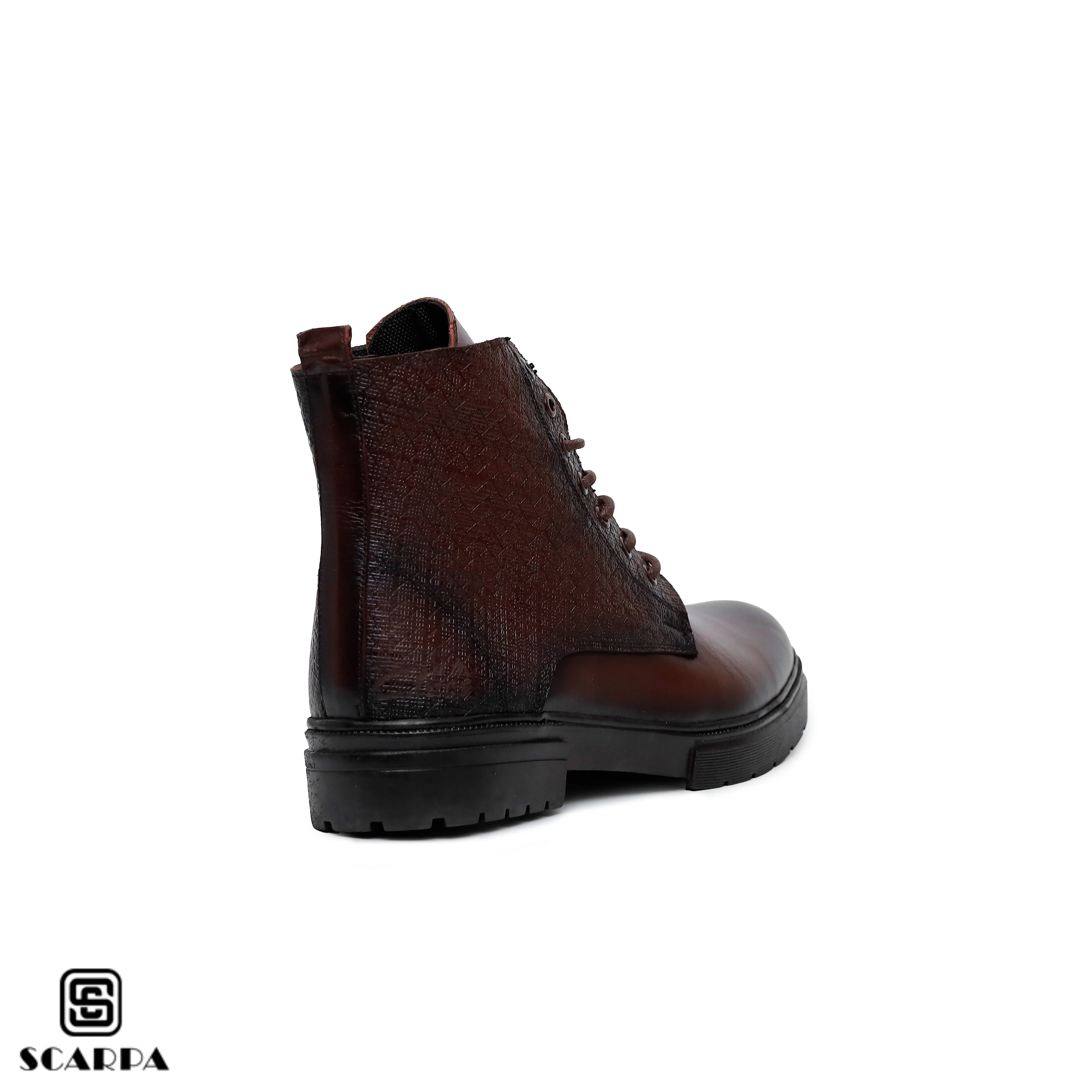 Scarpa Leather Boot with BROWEN Color Model CL 814 - Image 3
