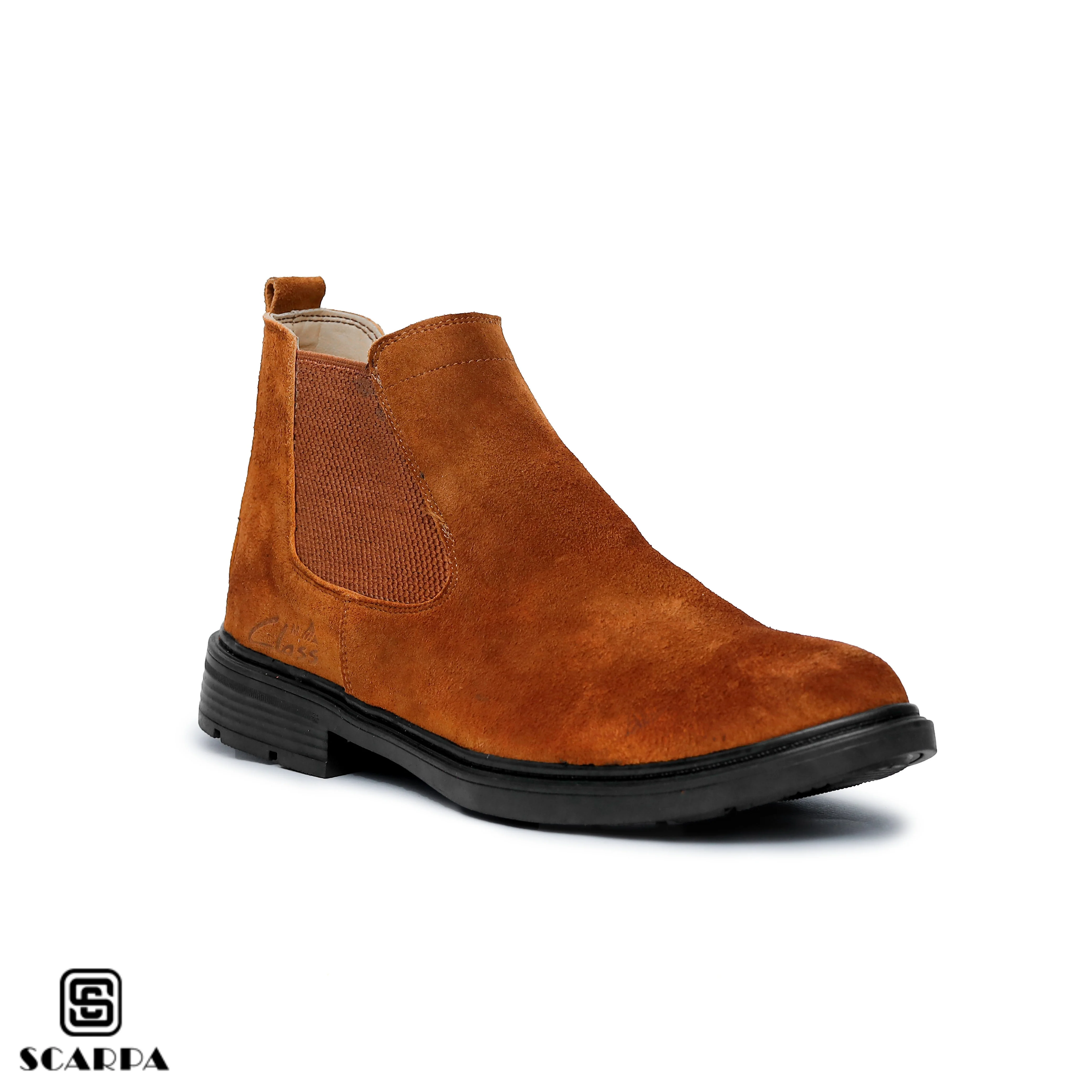 Scarpa Leather Boot with HAVAN Color Model CL 505