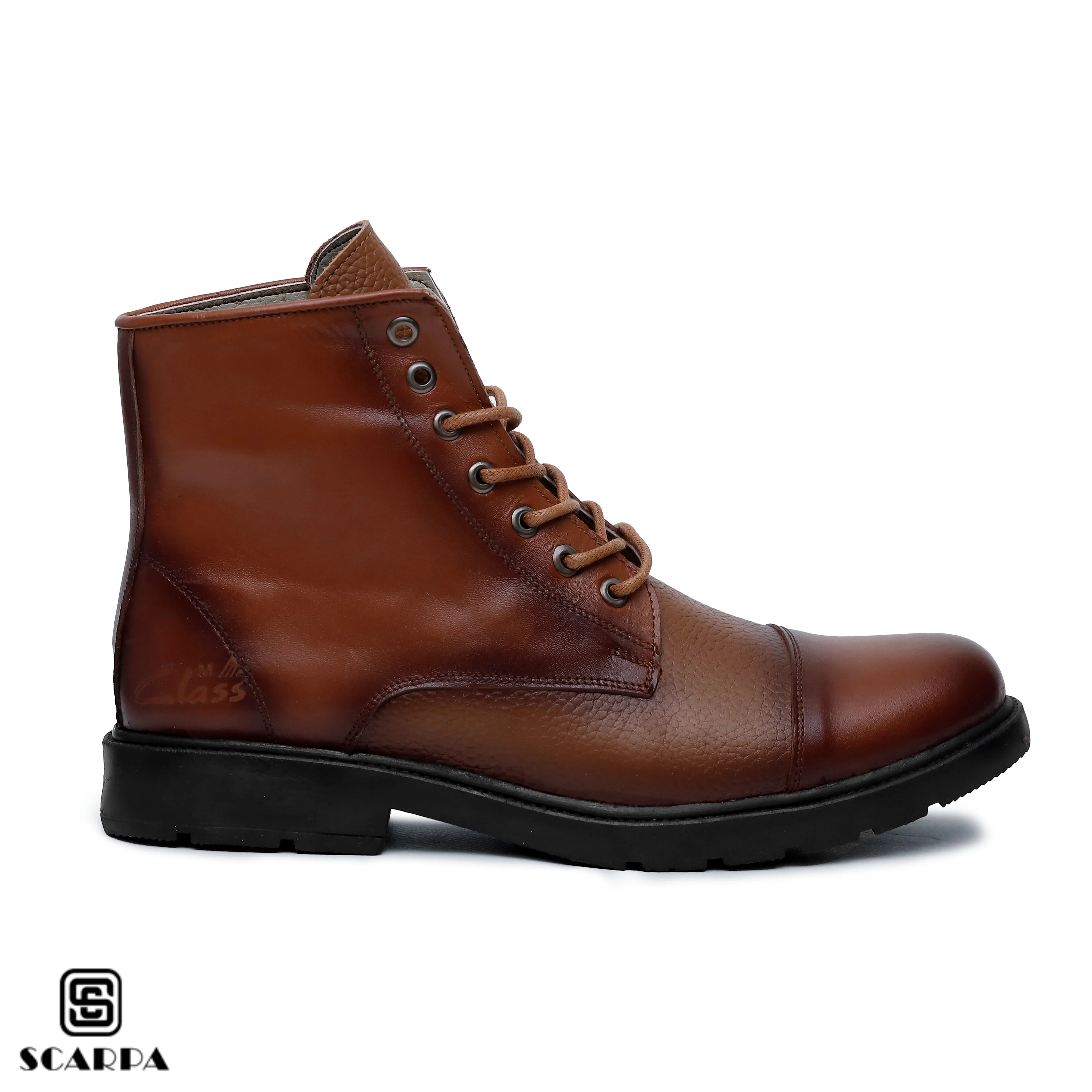 Scarpa Leather Boot with HAVAN Color  Model CL 806 - Image 2