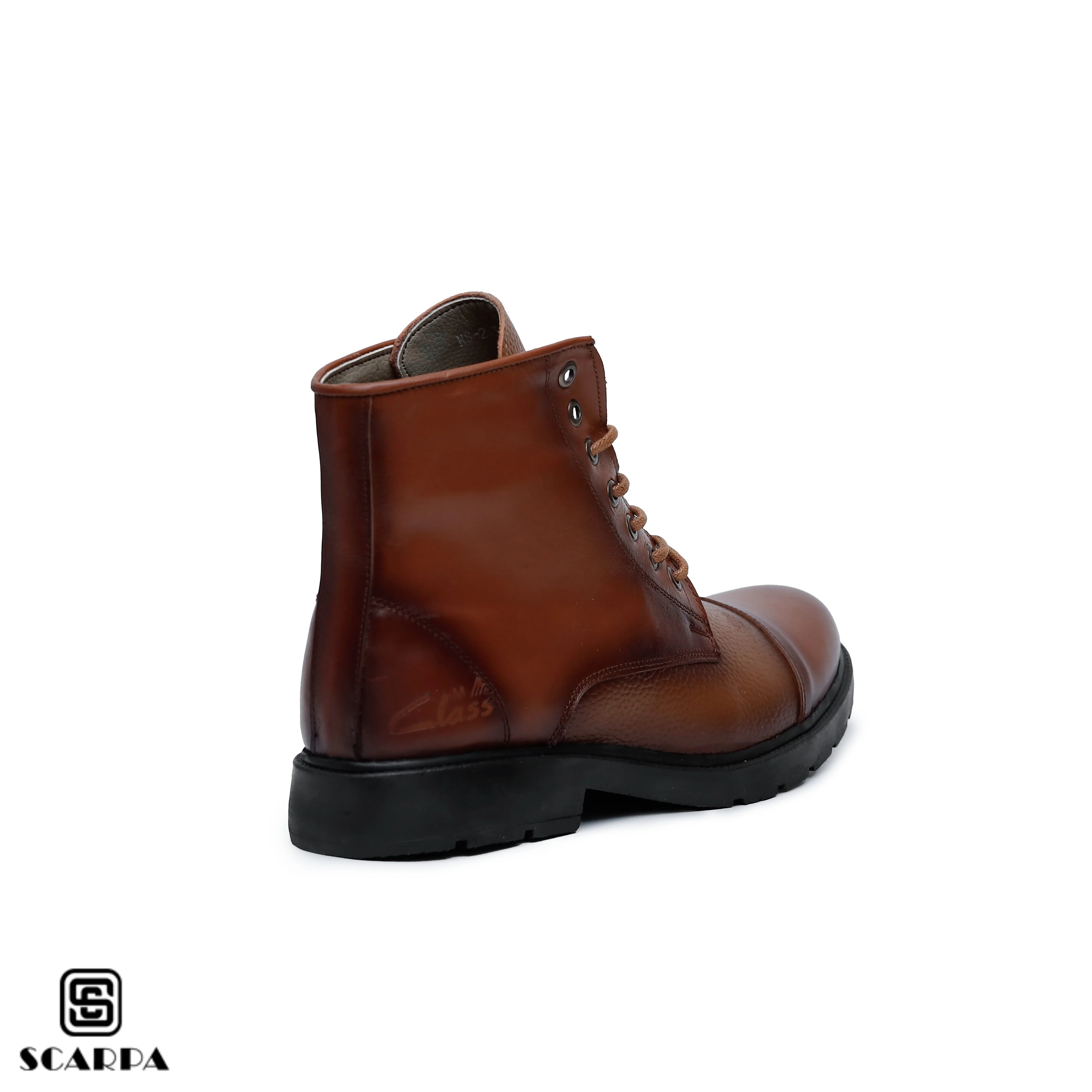 Scarpa Leather Boot with HAVAN Color  Model CL 806 - Image 4
