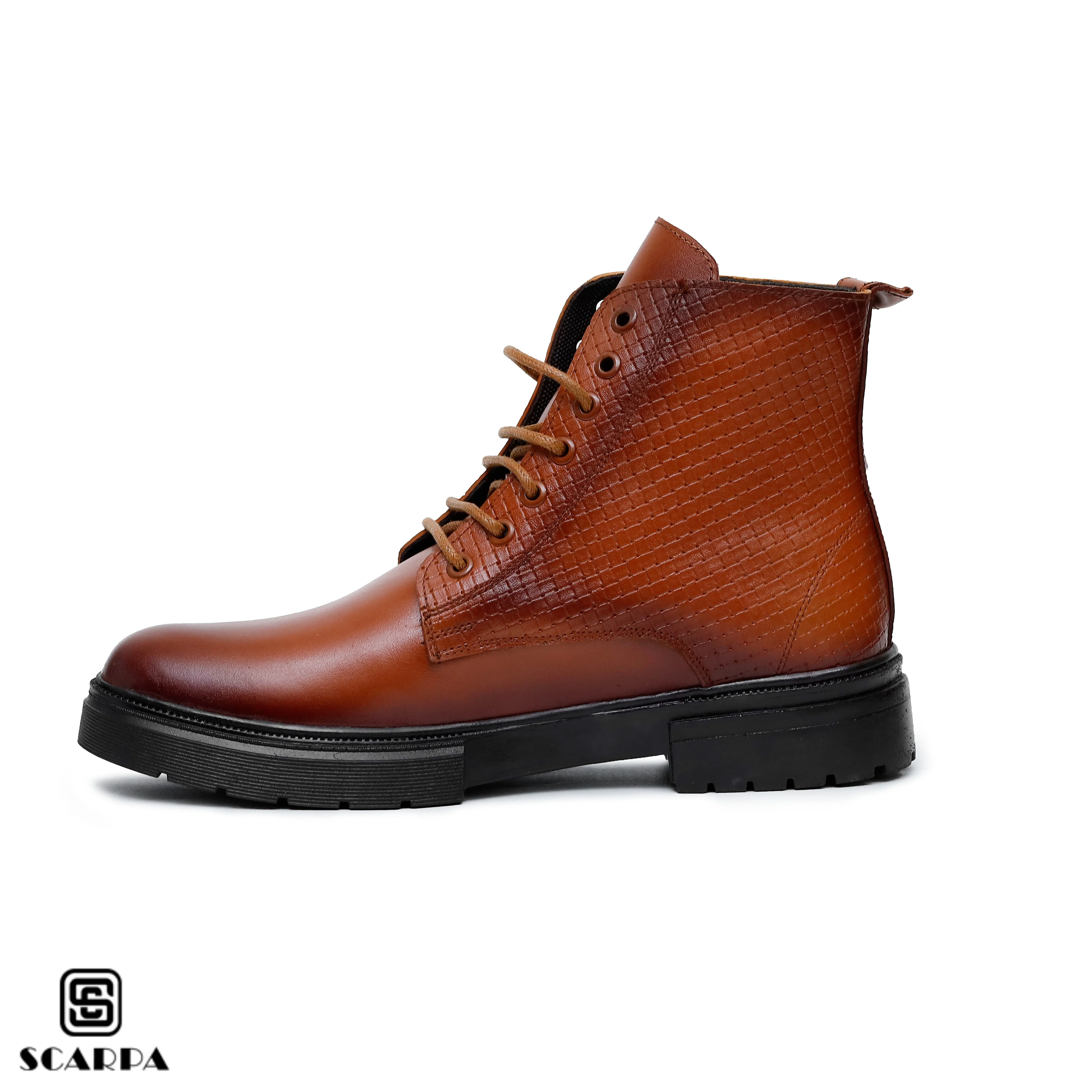 Scarpa Leather Boot with HAVAN Color  Model CL 813 - Image 2