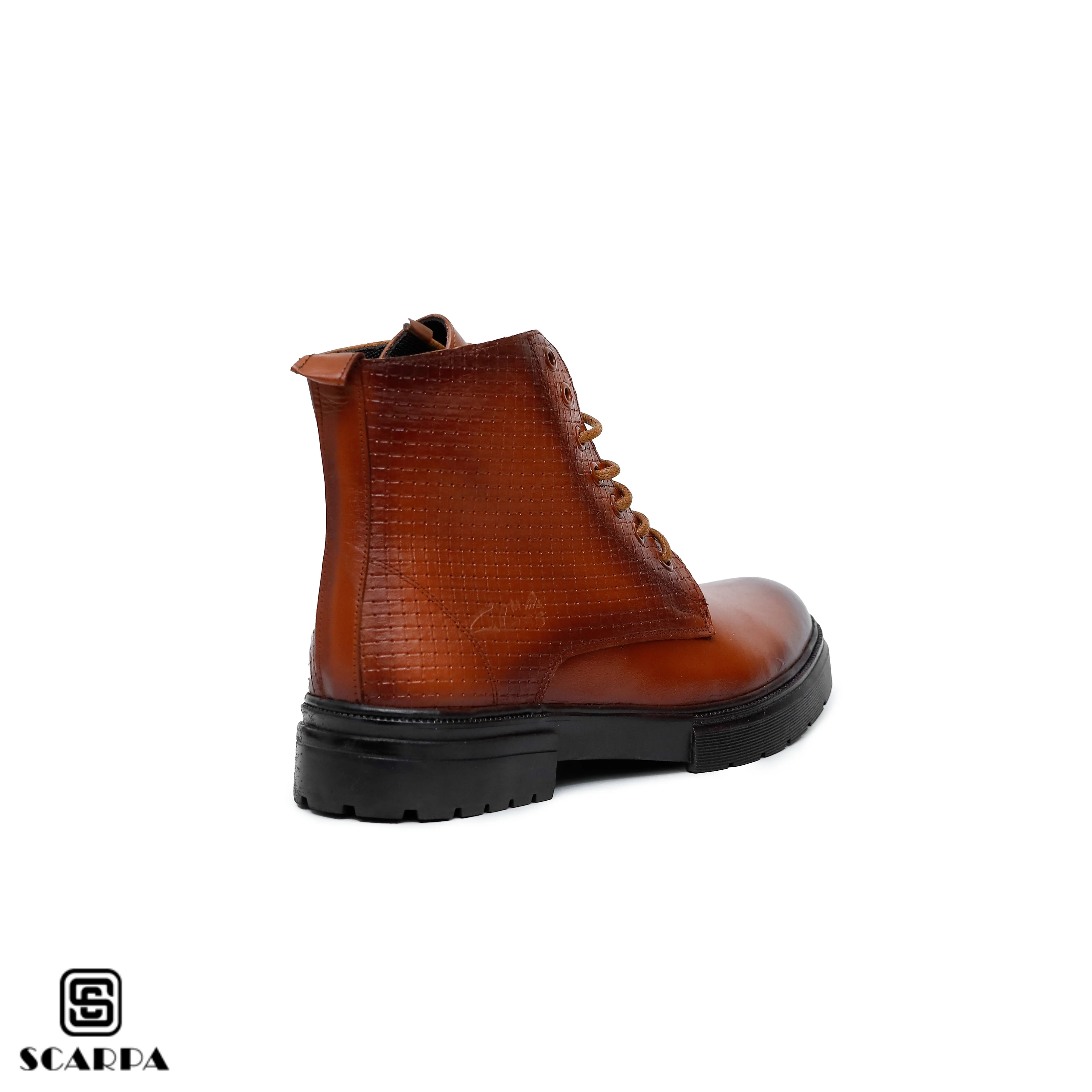 Scarpa Leather Boot with HAVAN Color  Model CL 813 - Image 3