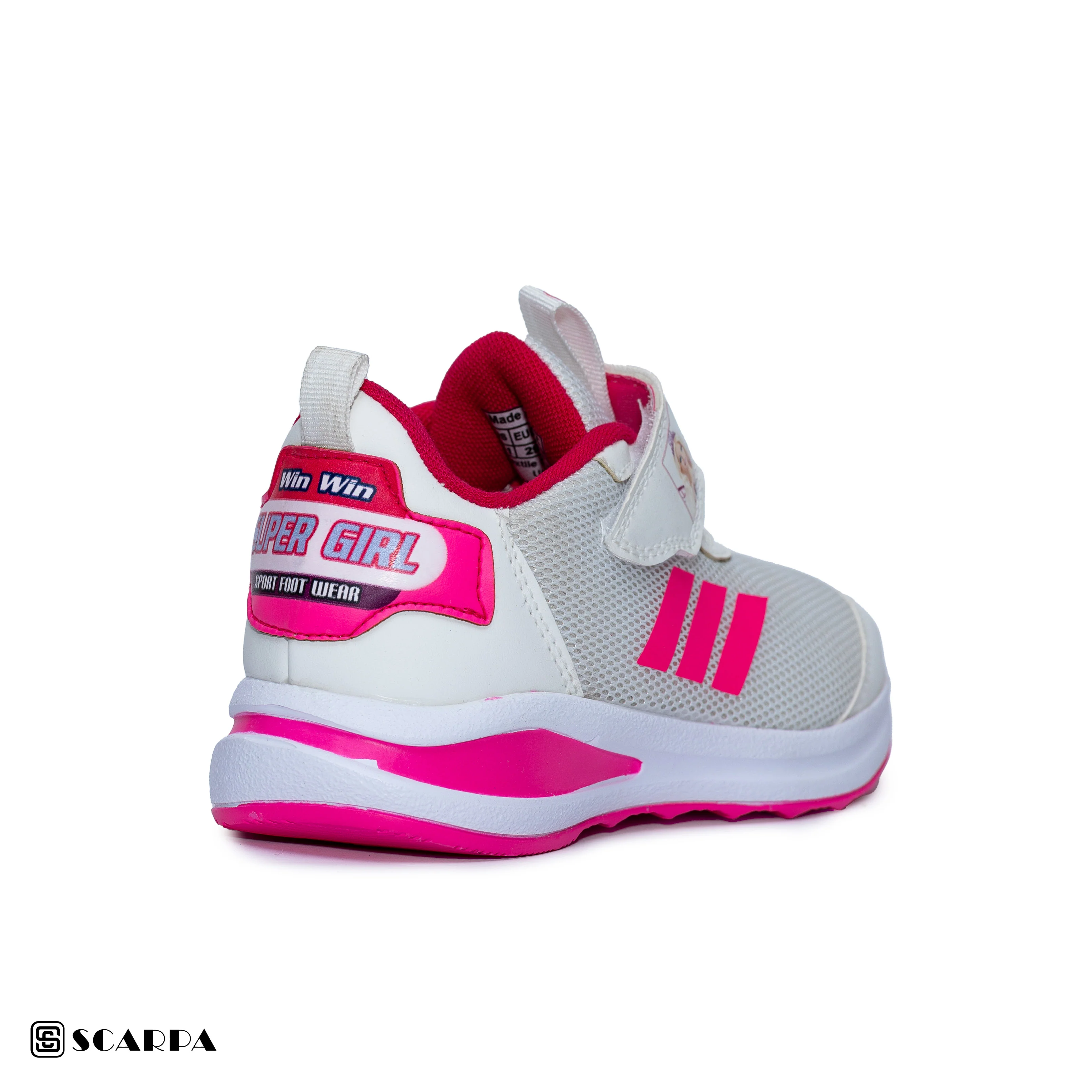 Scarpaa Comfartable Fashion KIDS Sneakers model kids R 7501-WHITE - Image 4