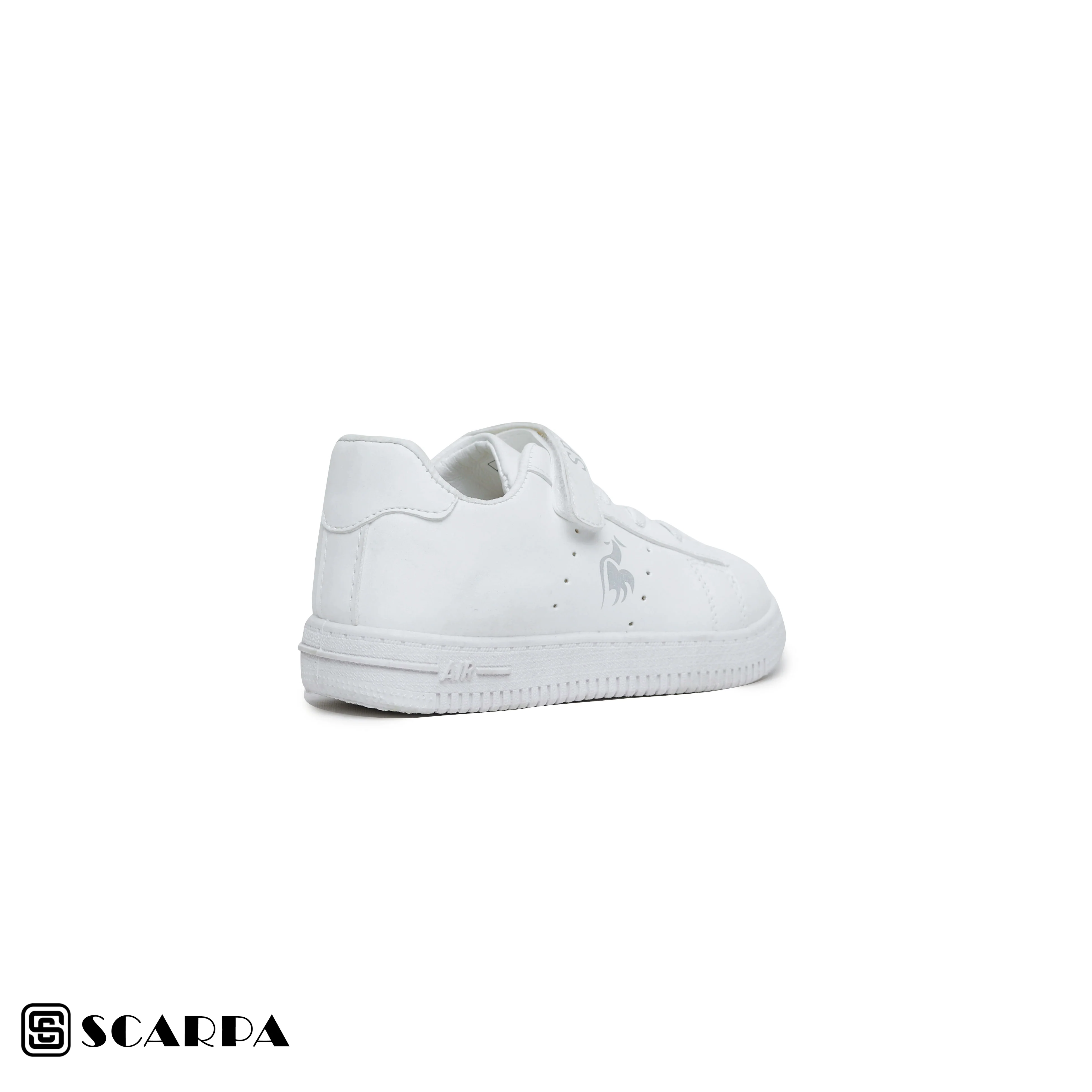 Scarpaa Comfartable Fashion KIDS Sneakers model kids7327-WHITE&GRAY - Image 4