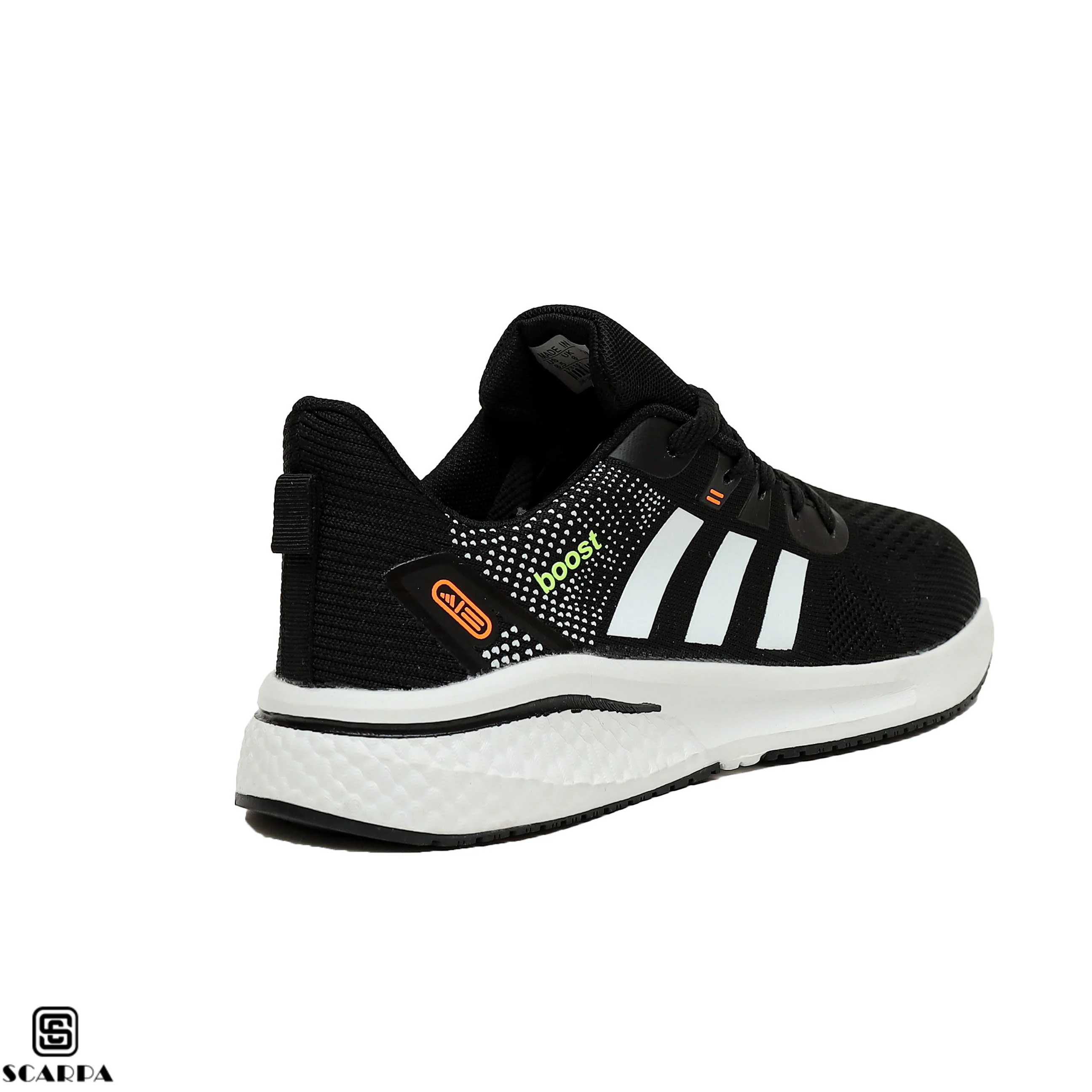 Scarpaa Comfartable Fashion Men Sneakers model MH519-BLACK&WHITE - Image 4