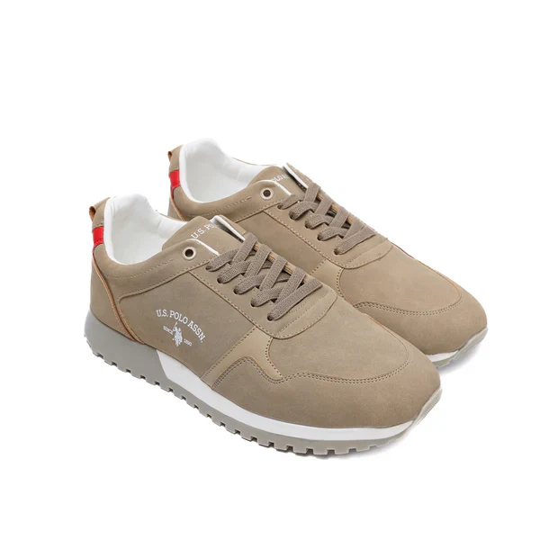 Scarpaa Comfartable Fashion Men Sneakers model V822 BEIGE 2 - Image 3