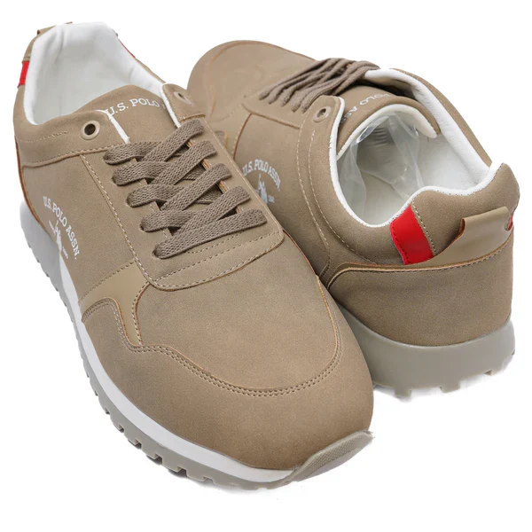 Scarpaa Comfartable Fashion Men Sneakers model V822 BEIGE 2 - Image 4
