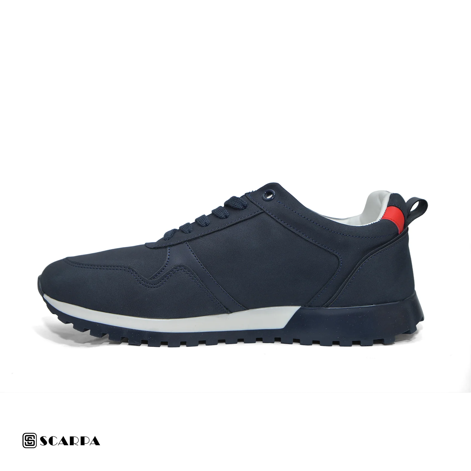 Scarpaa Comfartable Fashion Men Sneakers model V822 BLUE - Image 3