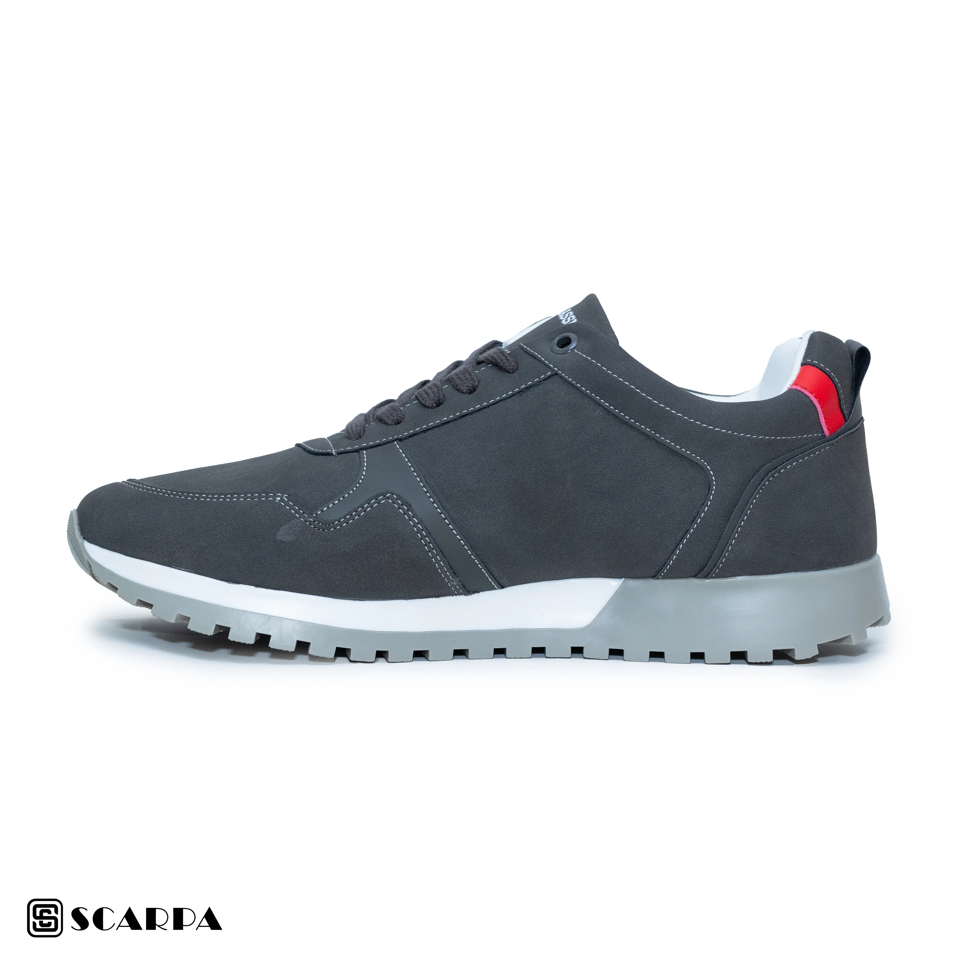 Scarpaa Comfartable Fashion Men Sneakers model  V822 GRAY - Image 3
