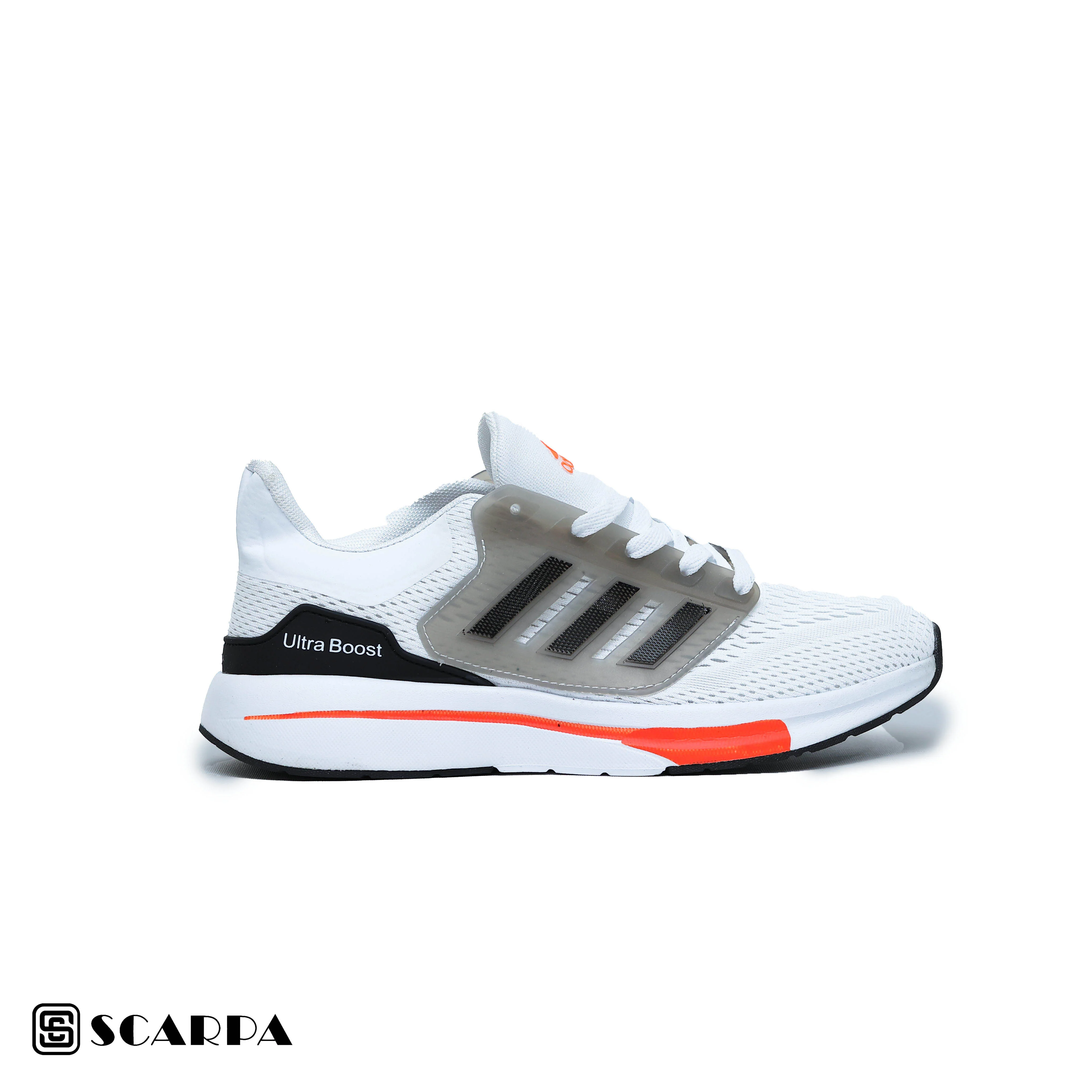Scarpaa Comfartable Fashion Sneakers model M04-WHITE&BLACK - Image 2