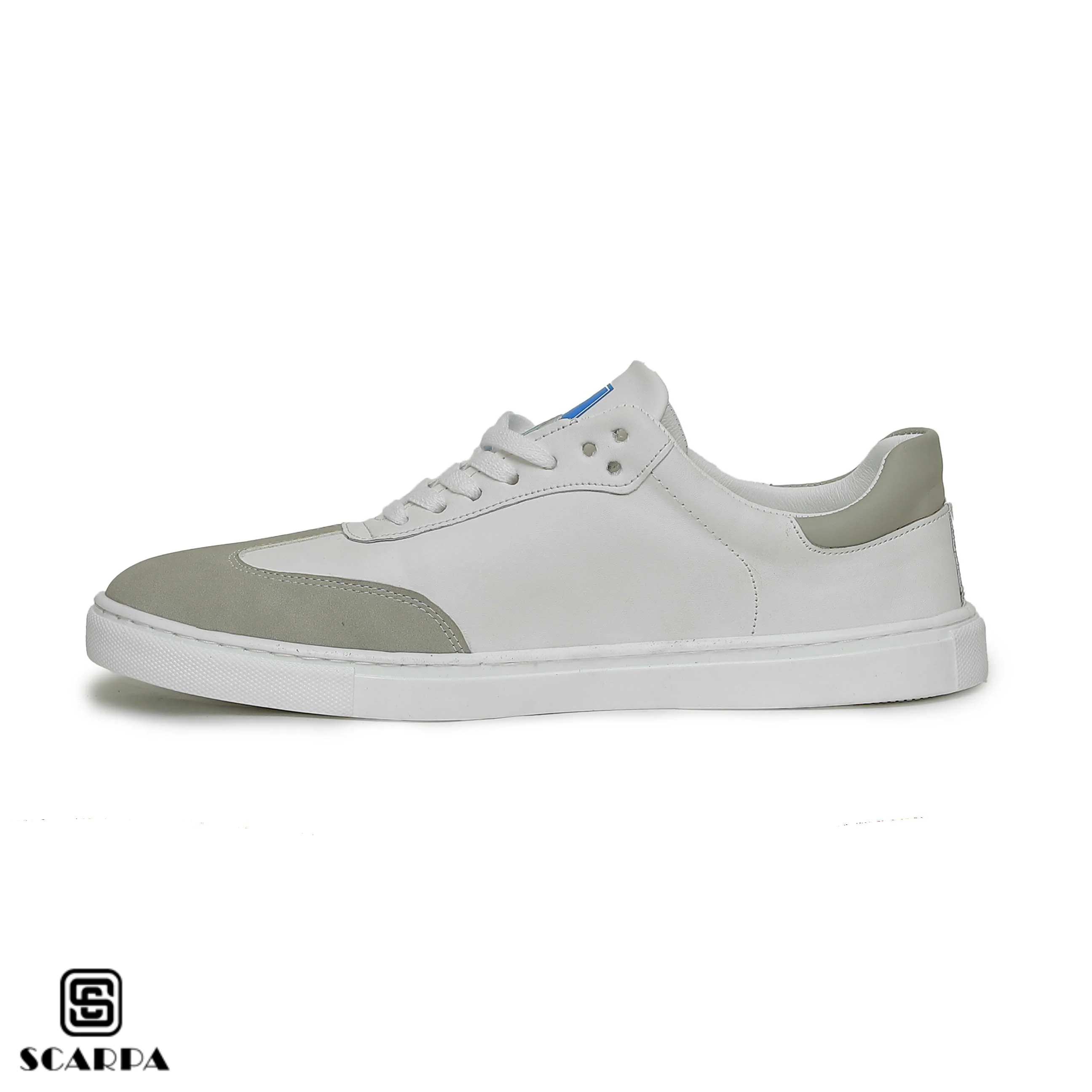 Scarpaa Comfartable Fashion Sneakers model V172 WHITE&GRAY - Image 3