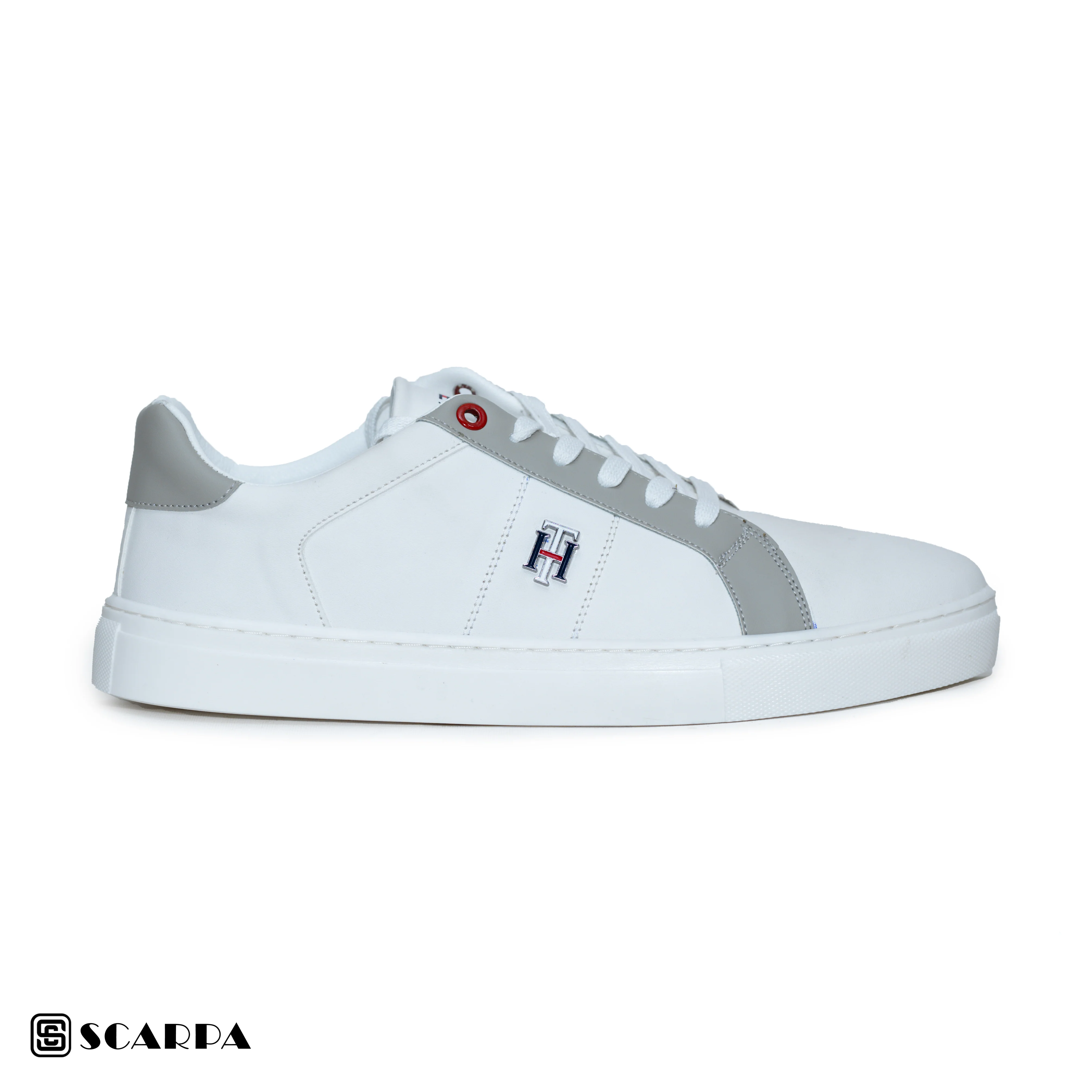 Scarpaa Comfartable Fashion Sneakers model V190 WHITE&GRAY - Image 2
