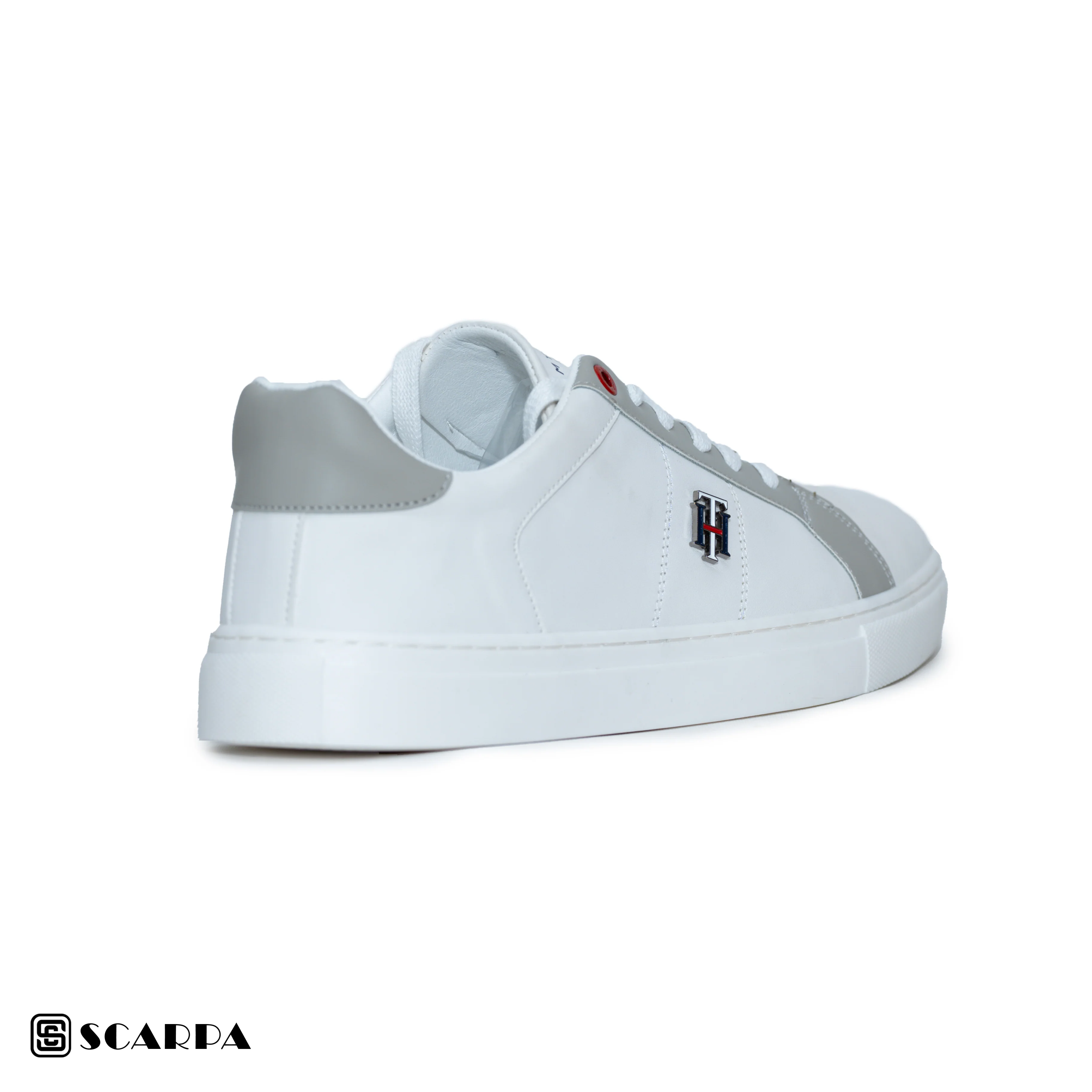 Scarpaa Comfartable Fashion Sneakers model V190 WHITE&GRAY - Image 4