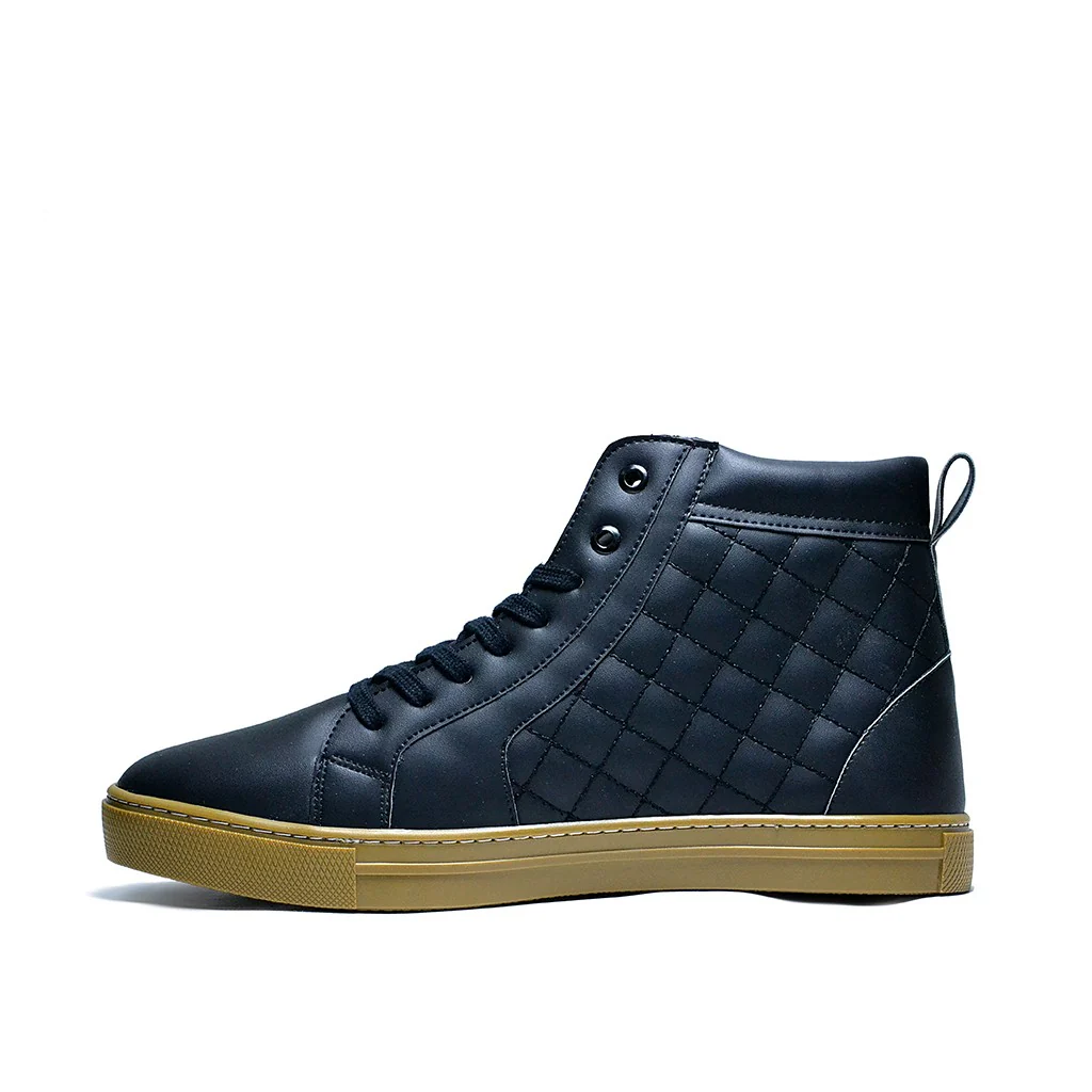 Scarpaa Men High Top Sneakers model V911 BLACK - Image 3