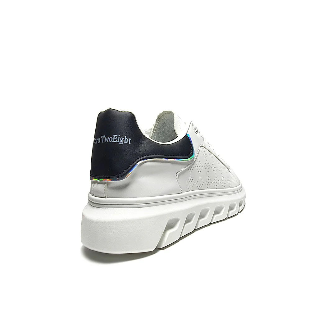 Scarpaa Comfartable Fashion Men Sneakers model W2028-WHITE&BLACK - Image 4
