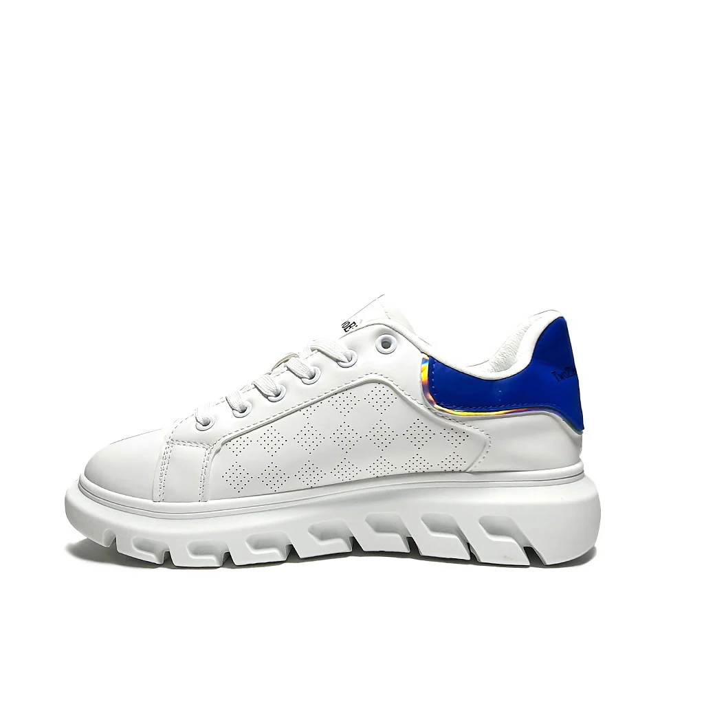 Scarpaa Comfartable Fashion Men Sneakers model W2028-WHITE&BLUE - Image 3
