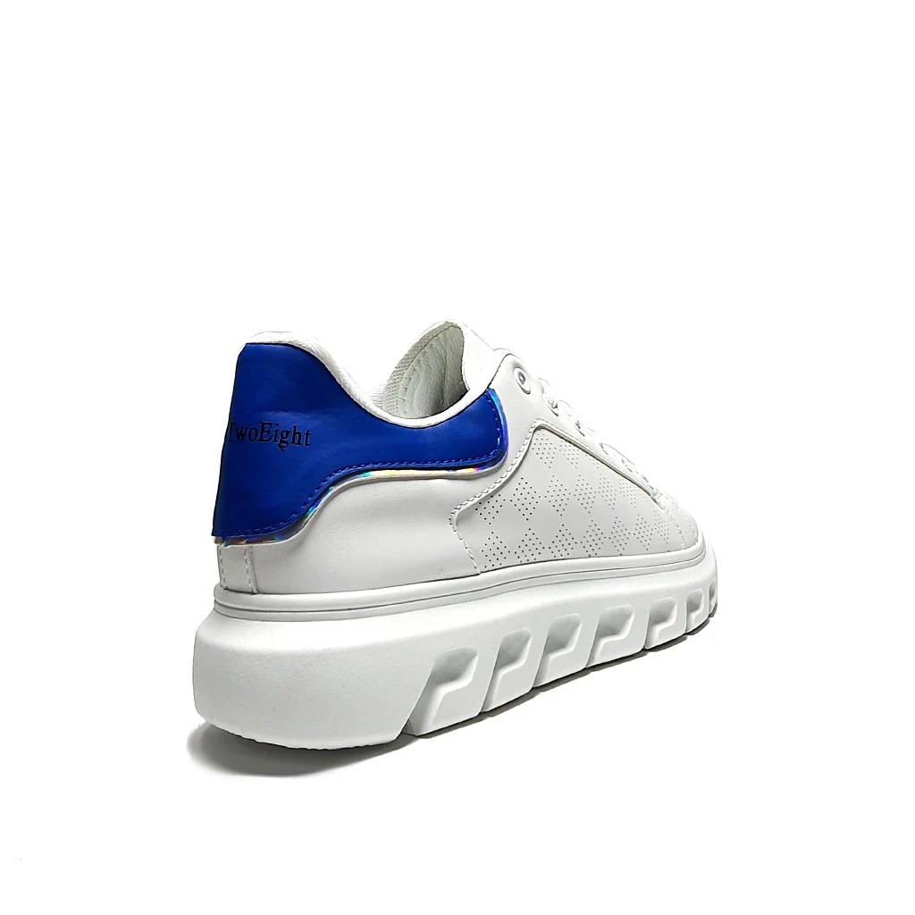 Scarpaa Comfartable Fashion Men Sneakers model W2028-WHITE&BLUE - Image 4
